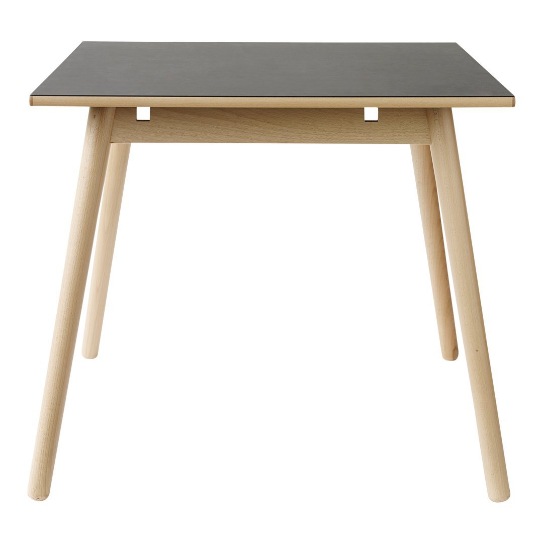 Modern C35A Dining Table Set - 6 Seater Wooden Kitchen Table with Extendable Leaf - Perfect for Family Meals, Dinner Parties & Small Spaces