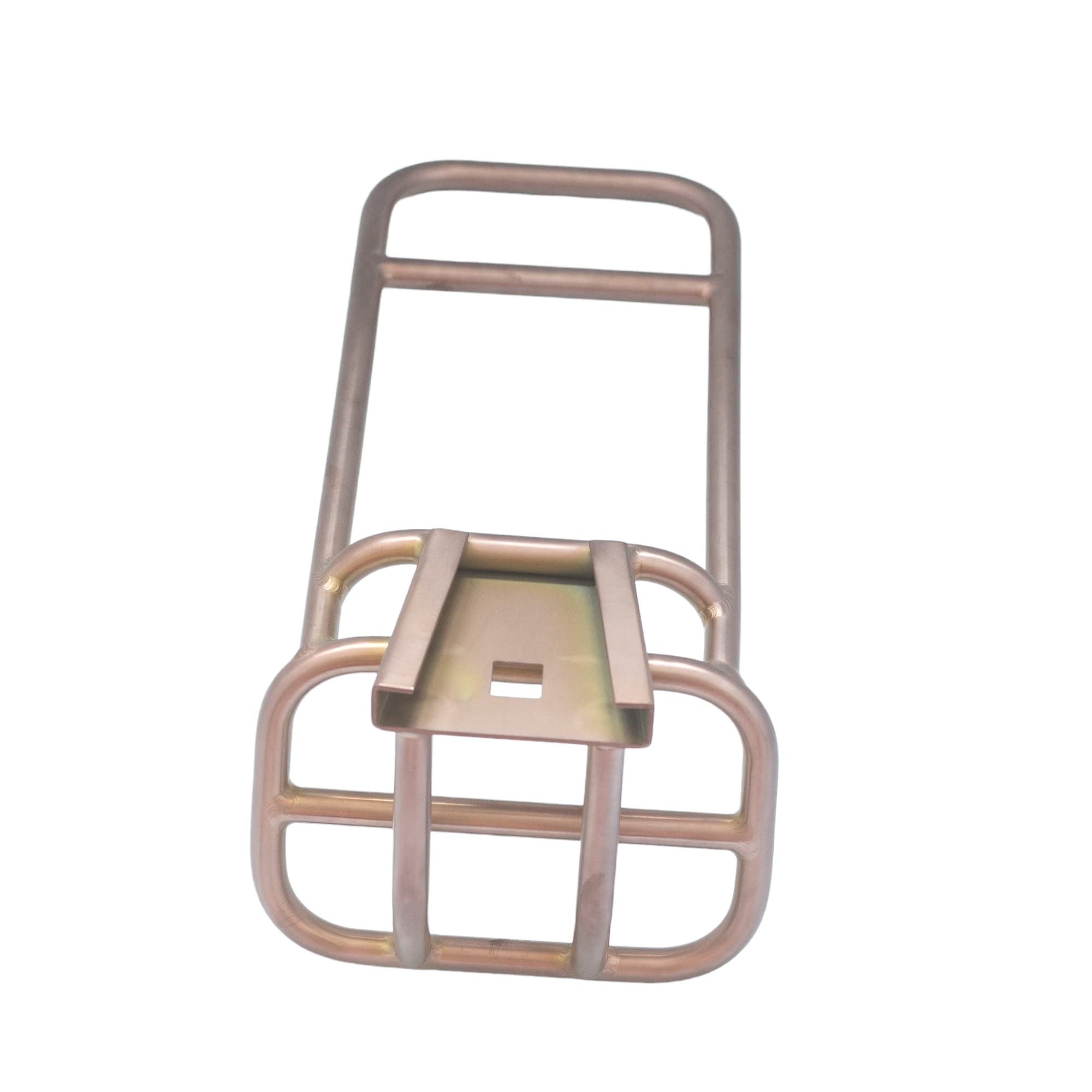 Premium Titanium Front Rack for Brompton Folding Bikes - Rose Gold (Copper) Finish | Lightweight & Durable Bike Accessory | Perfect for Urban Commuting & Travel Adventures