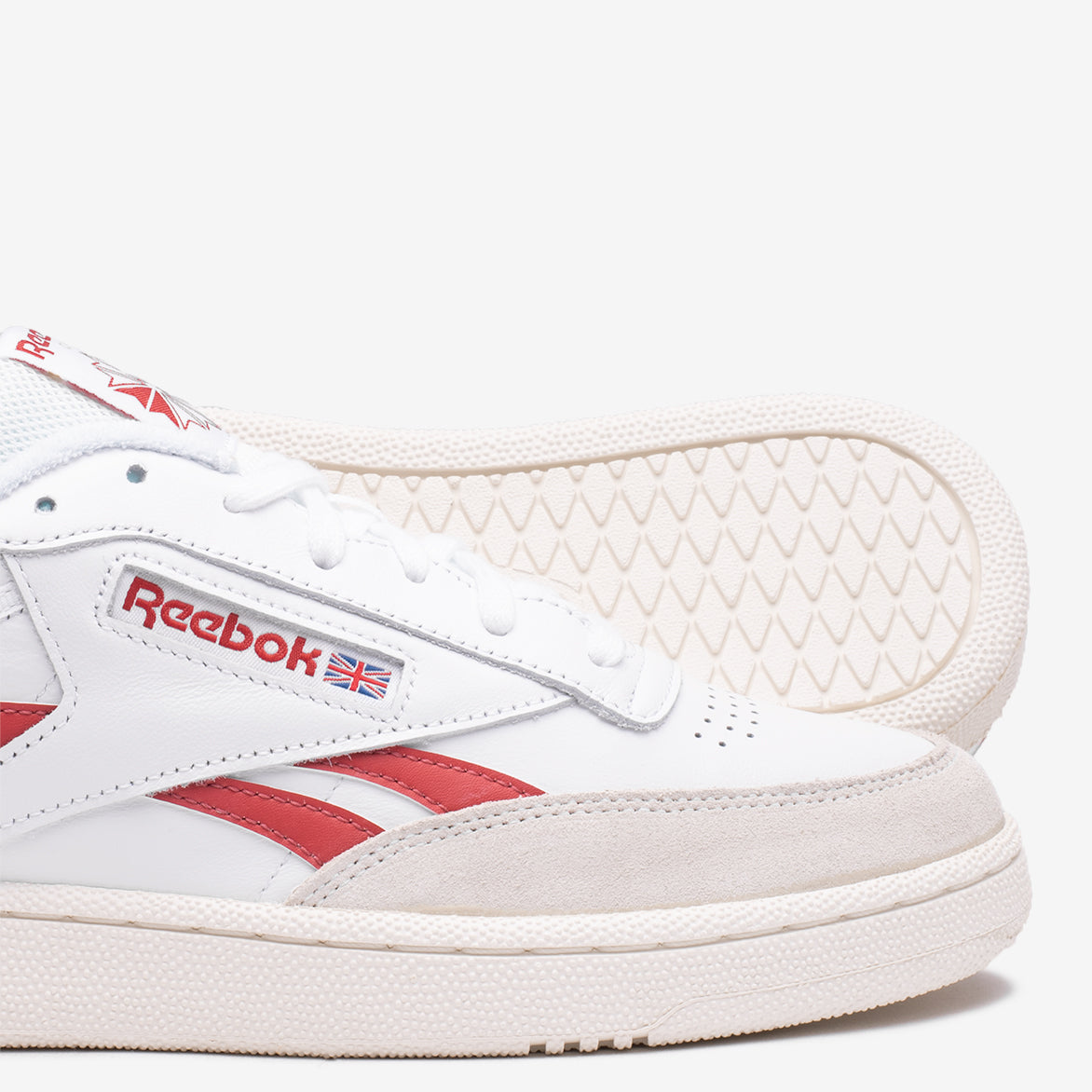 CLUB C Revenge Sneakers - White & Mars Red | Classic Retro Style for Men & Women | Perfect for Casual Wear, Street Fashion & Gym Workouts
