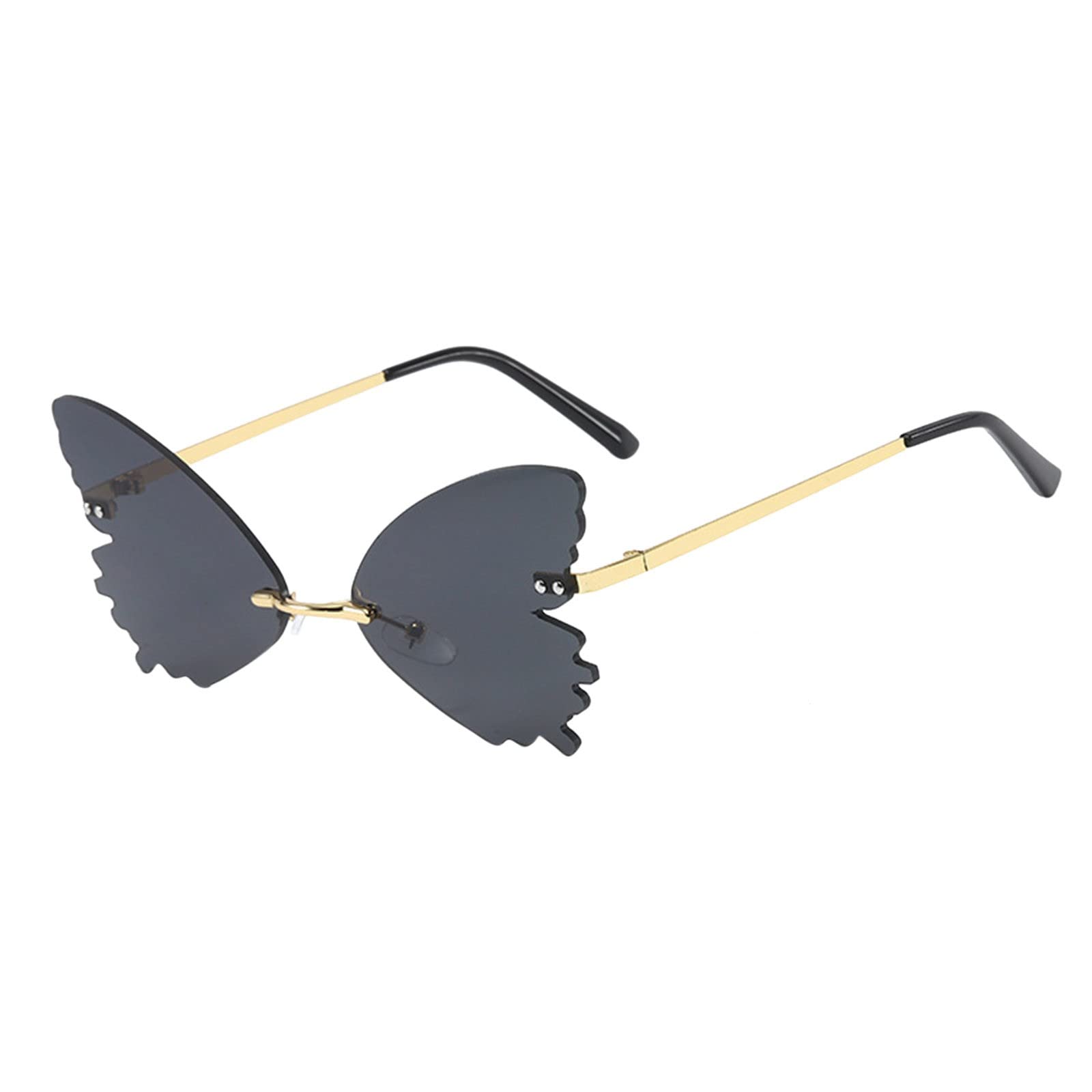 Trendy Butterfly Shaped Sunglasses for Women & Men - Colorful Unisex Frame Glasses for Party, Beach & Outdoor Fashion Accessories