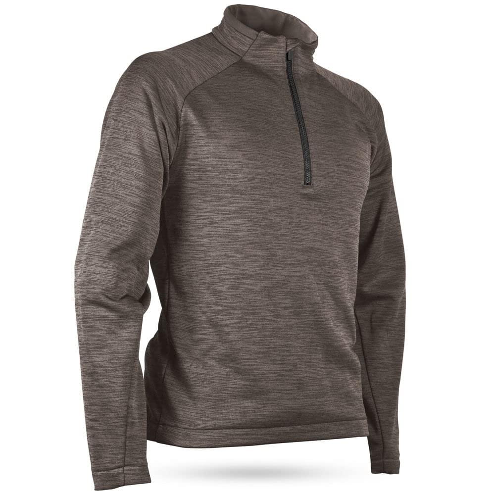 Sun Mountain 2020 Men's Glacier Golf Pullover - Waterproof Windbreaker Jacket for Golfing & Outdoor Activities (Walnut, Medium) - Perfect for Cold Weather Golf, Hiking and Casual Wear