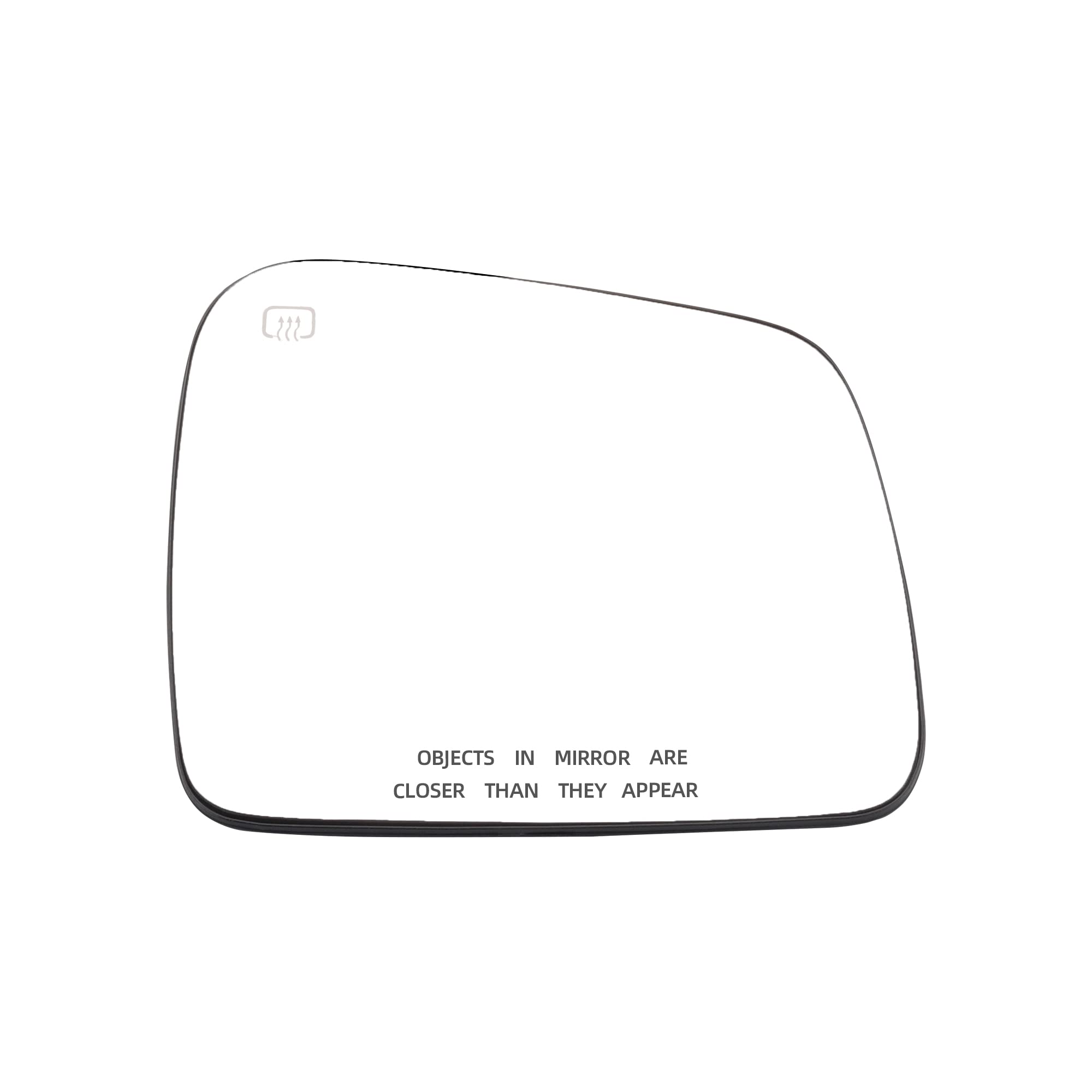 Dasbecan 68082636AB Right Passenger Side Power Heated Rear View Mirror Glass with Backing Plate - Compatible with Dodge Durango 2014-2019 & Jeep Grand Cherokee 2011-2020 - Replaces #68082634AB - Perfect for Winter Driving and Enhanced Visibility