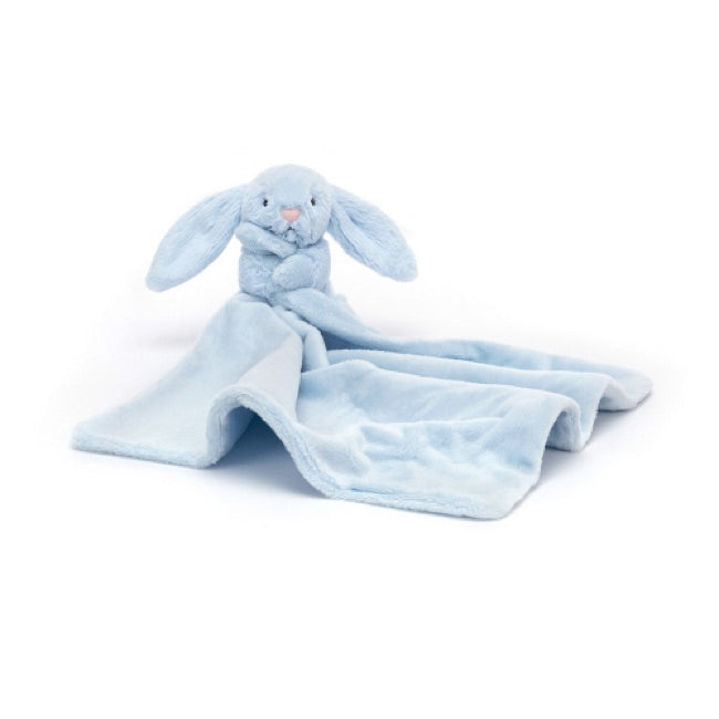 Jellycat Bashful Blue Bunny Stuffed Animal - Soft Plush Toy for Babies & Kids | Perfect for Cuddling, Nursery Decor, and Comforting Gifts