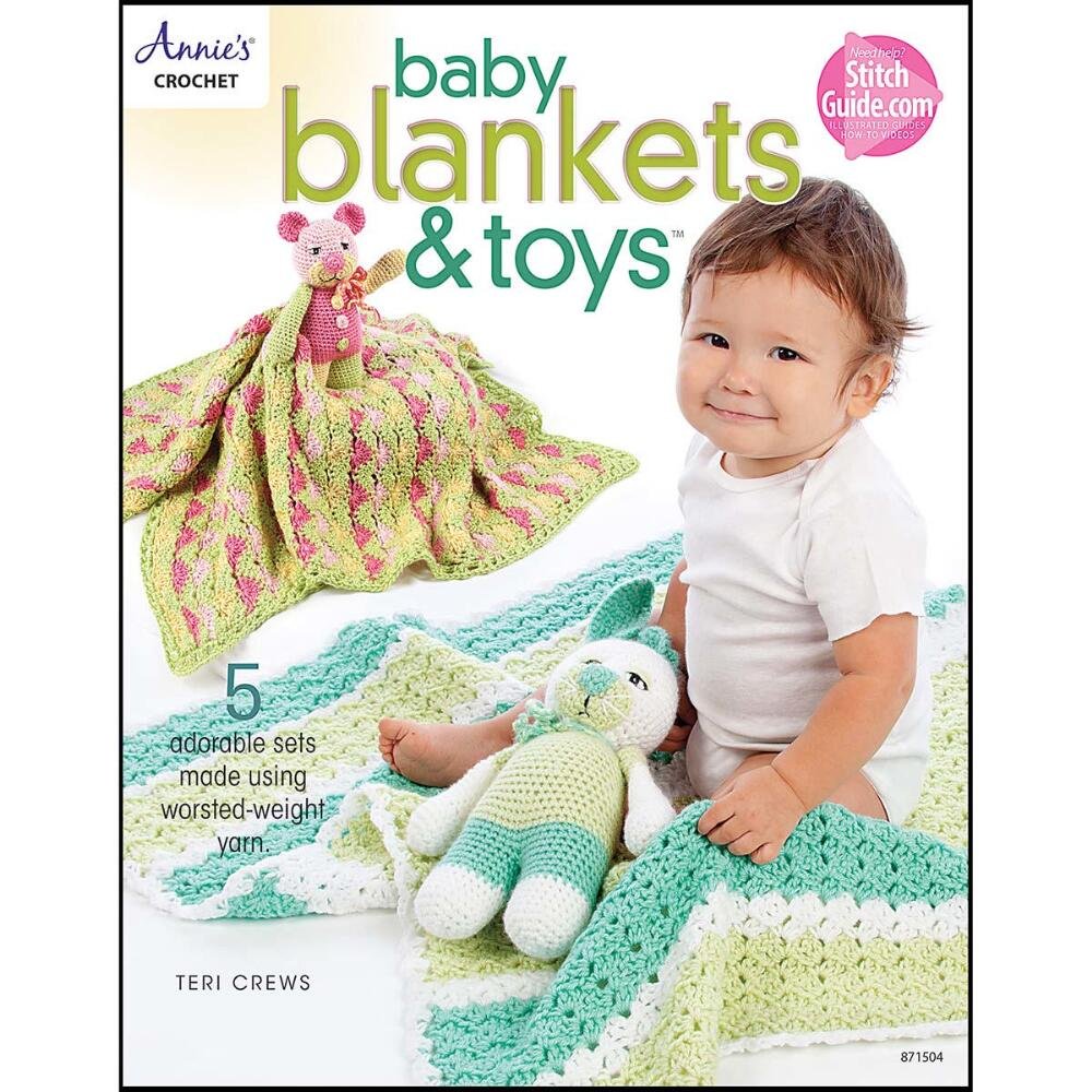 Annies Crochet Baby Blankets & Handmade Toys - Soft & Safe for Newborns | Perfect for Nursery, Baby Showers & Gift Giving