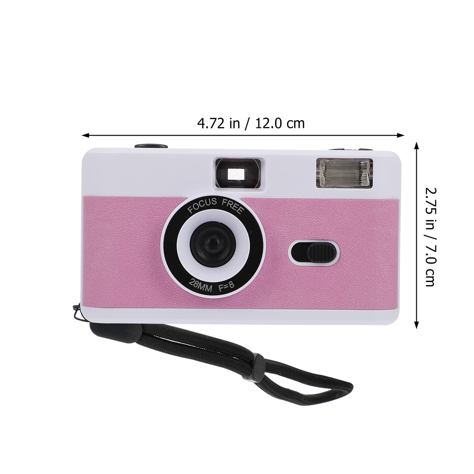8 Pack Retro Vintage Film Cameras - Mobestech Mini Travel Camera with Built-in Flash, Old School Plastic Camera for Photography Enthusiasts | Perfect for Travel, Parties, and Vintage-Themed Events