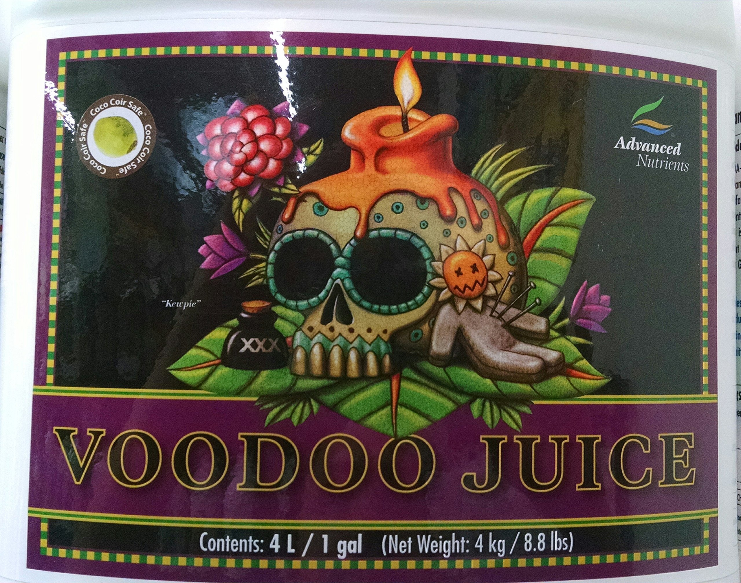 Advanced Nutrients Voodoo Juice Fertilizer 4L - Microbial Root Booster for Hydroponics & Soil Plants | Enhances Nutrient Uptake for Healthier Growth | Ideal for Indoor Gardening, Greenhouses & Organic Farming