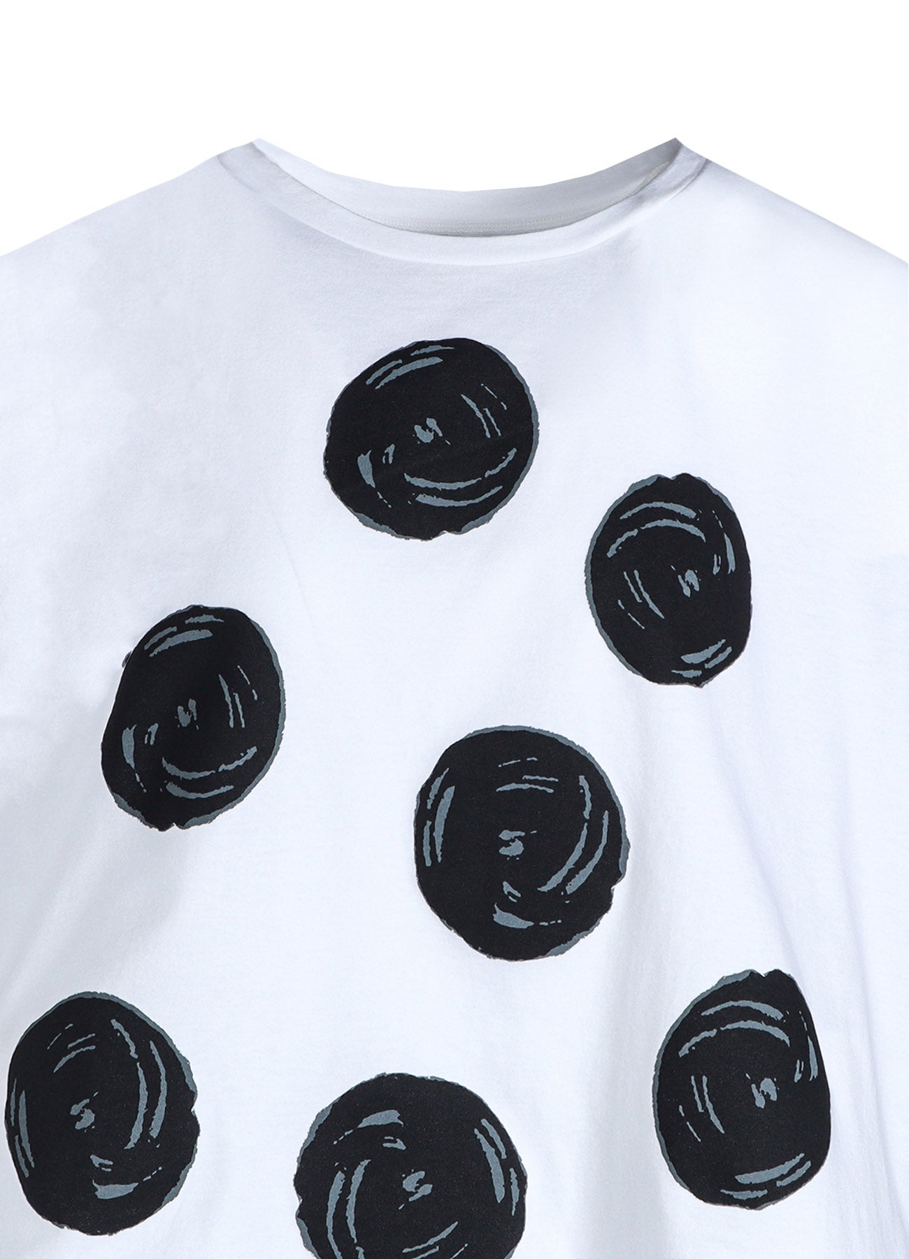 Stylish Cotton Jersey Dot Print French Sleeve Shirt for Women - Perfect for Casual Wear, Office Outfits & Summer Fashion