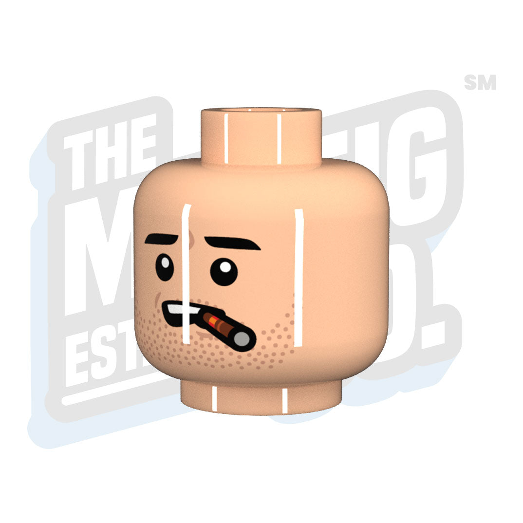 Premium Cigar Head Lt Flesh Tone - Perfect for Realistic Cosplay, Halloween Costumes & Theater Makeup Effects