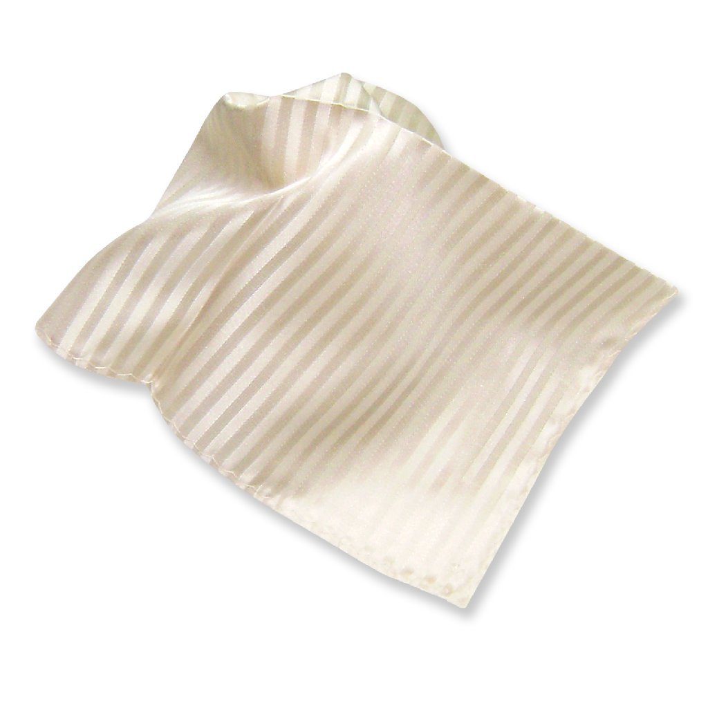 Men's Dress Vest & Bow Tie Set - Egg Yolk Cream Vertical Striped Formal Attire | Perfect for Weddings, Prom & Black Tie Events