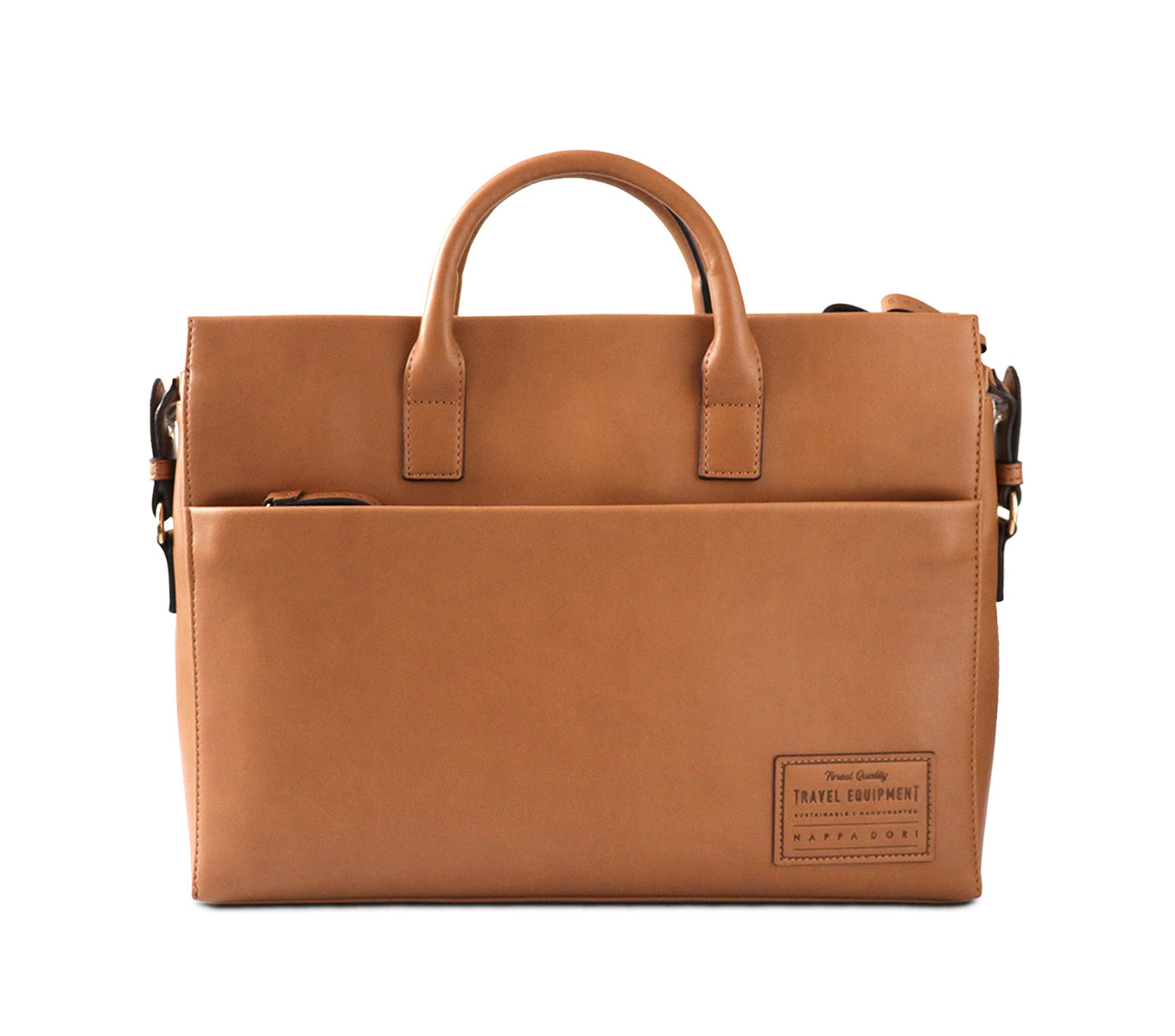Premium VOYAGER Leather Laptop Bag for MacBook Pro/Air - Slim Business Briefcase with Padded Protection | Perfect for Work, Travel & College Commute
