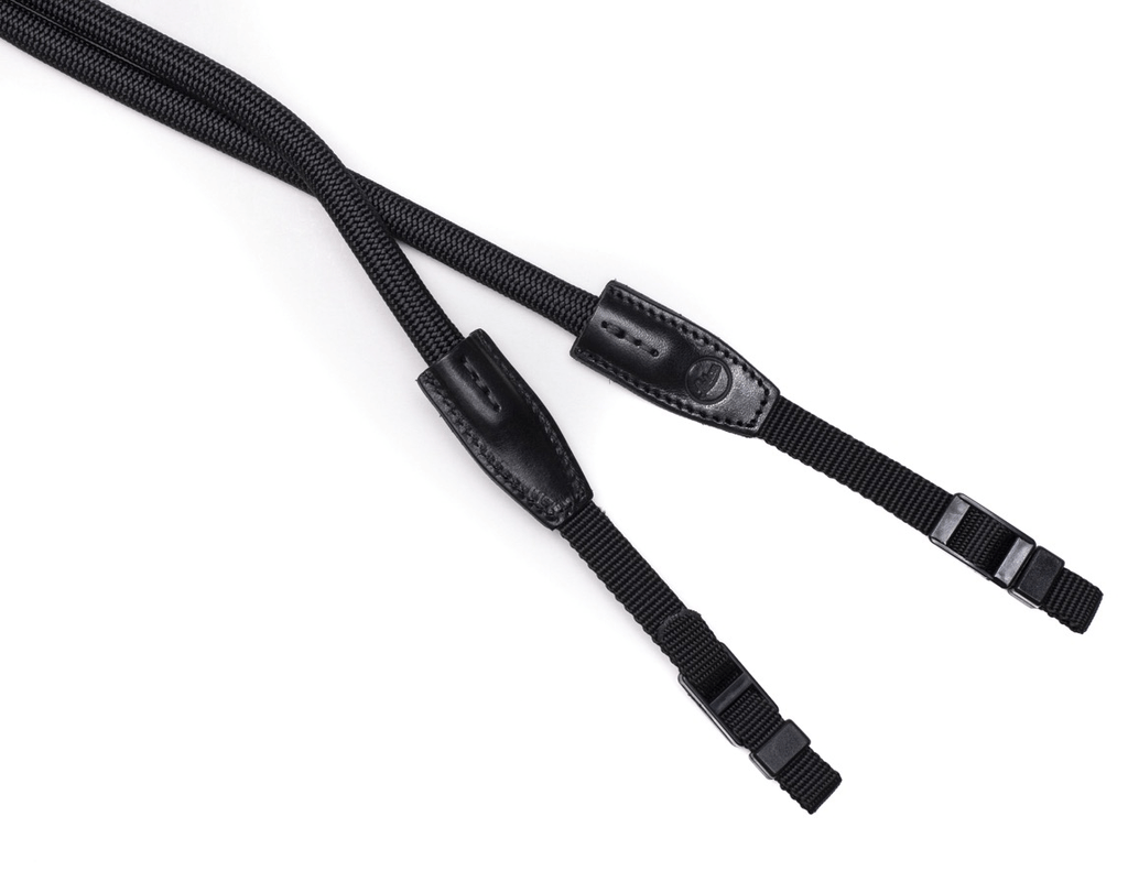 Leica Rope Strap - Premium Black Camera Neck Strap 126cm (49.6 inches) - Durable & Comfortable for DSLR, Mirrorless Cameras - Perfect for Travel, Hiking & Outdoor Photography