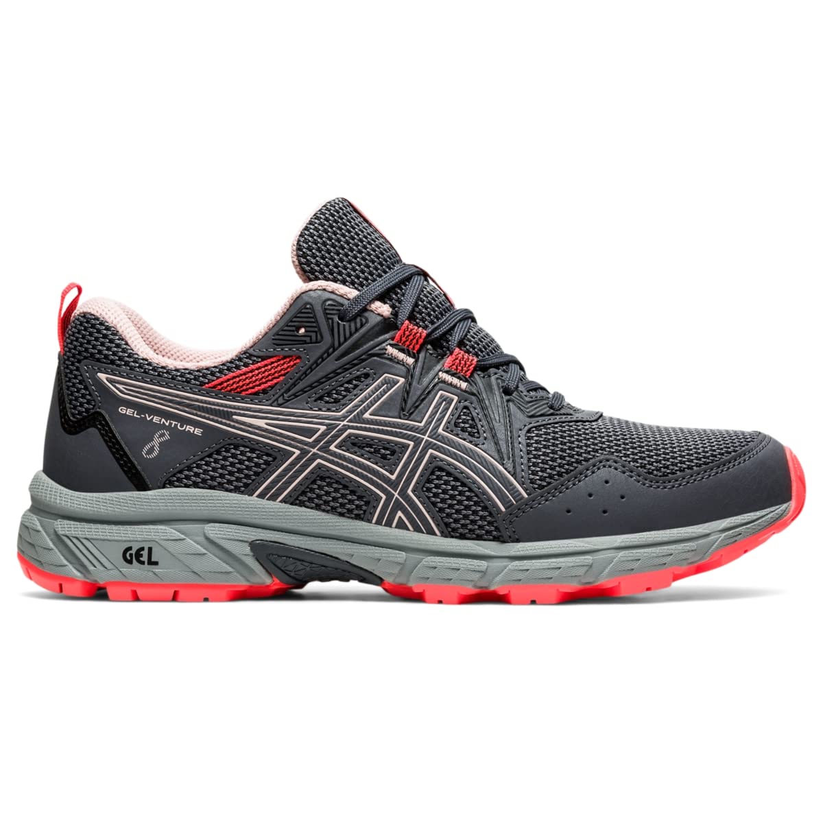 ASICS Women's Gel-Venture 8 Running Shoes - Lightweight Trail Running Sneakers with GEL Cushioning for Women - Perfect for Hiking, Jogging & Outdoor Workouts