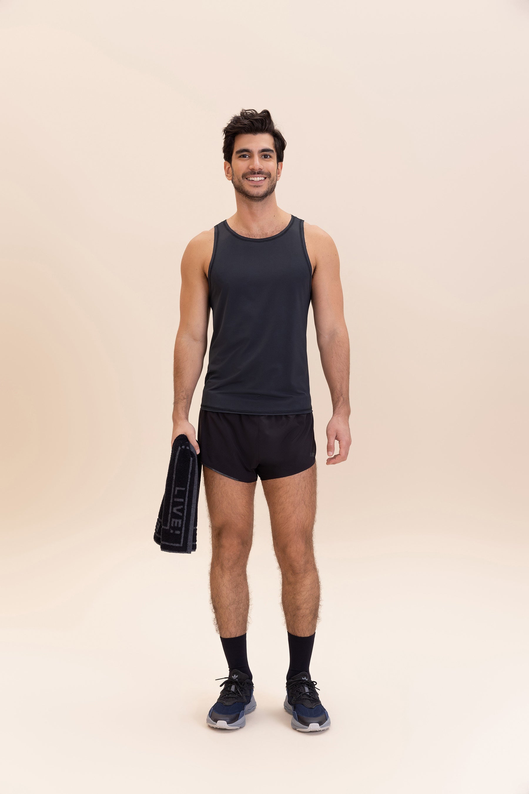 Men's Running Shorts with 3 Nylon Tech Fabric - Lightweight Quick-Dry Athletic Shorts for Jogging, Gym Workouts & Outdoor Sports
