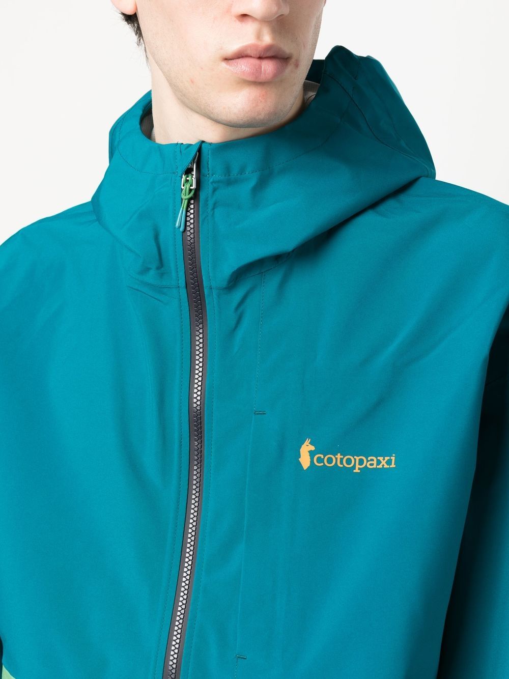COTOPAXI Clear Blue Lightweight Packable Jacket for Men & Women - Waterproof Windbreaker for Hiking, Travel & Outdoor Adventures