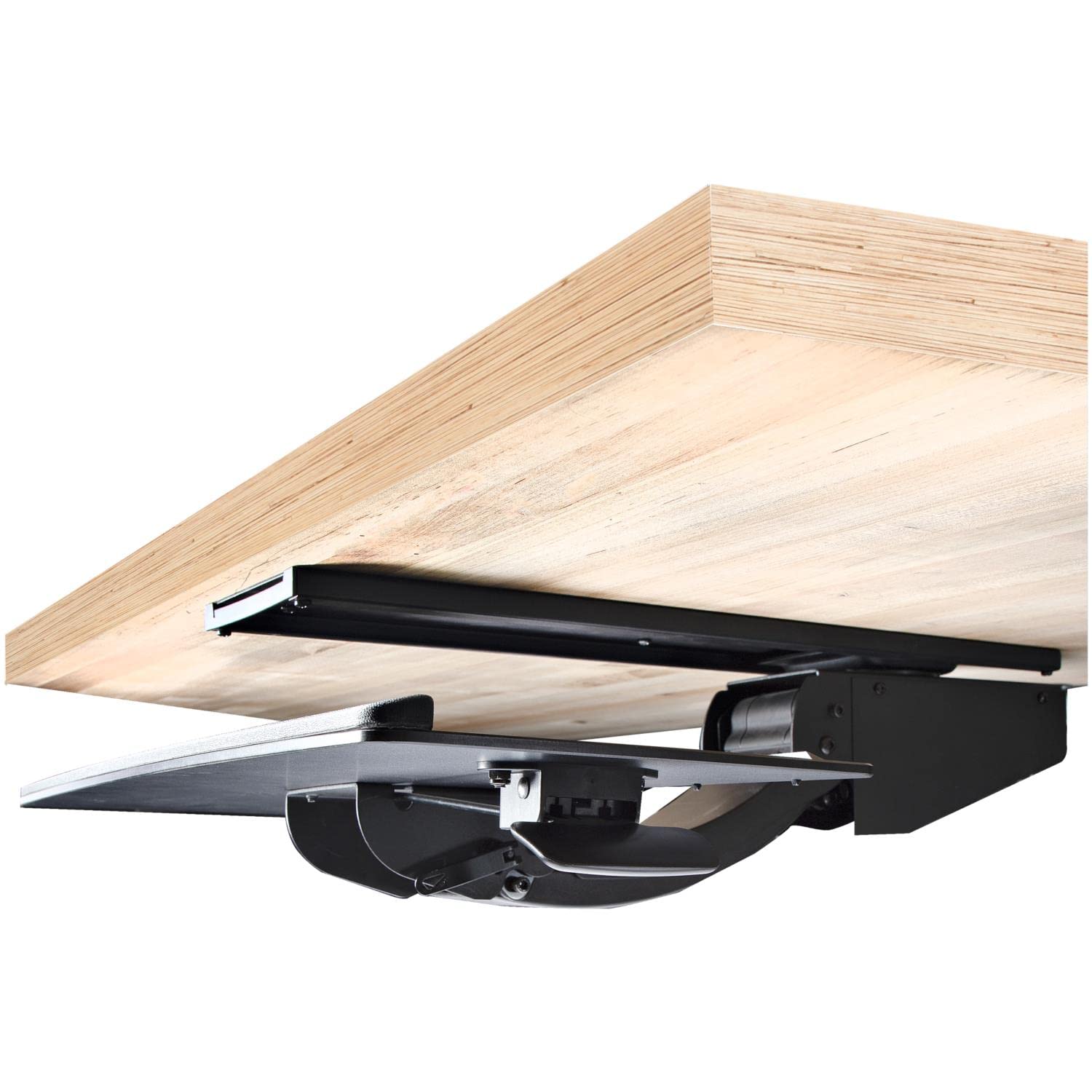 StarTech.com Under Desk Keyboard Tray - Full Motion & Height Adjustable Ergonomic Keyboard and Mouse Platform (10