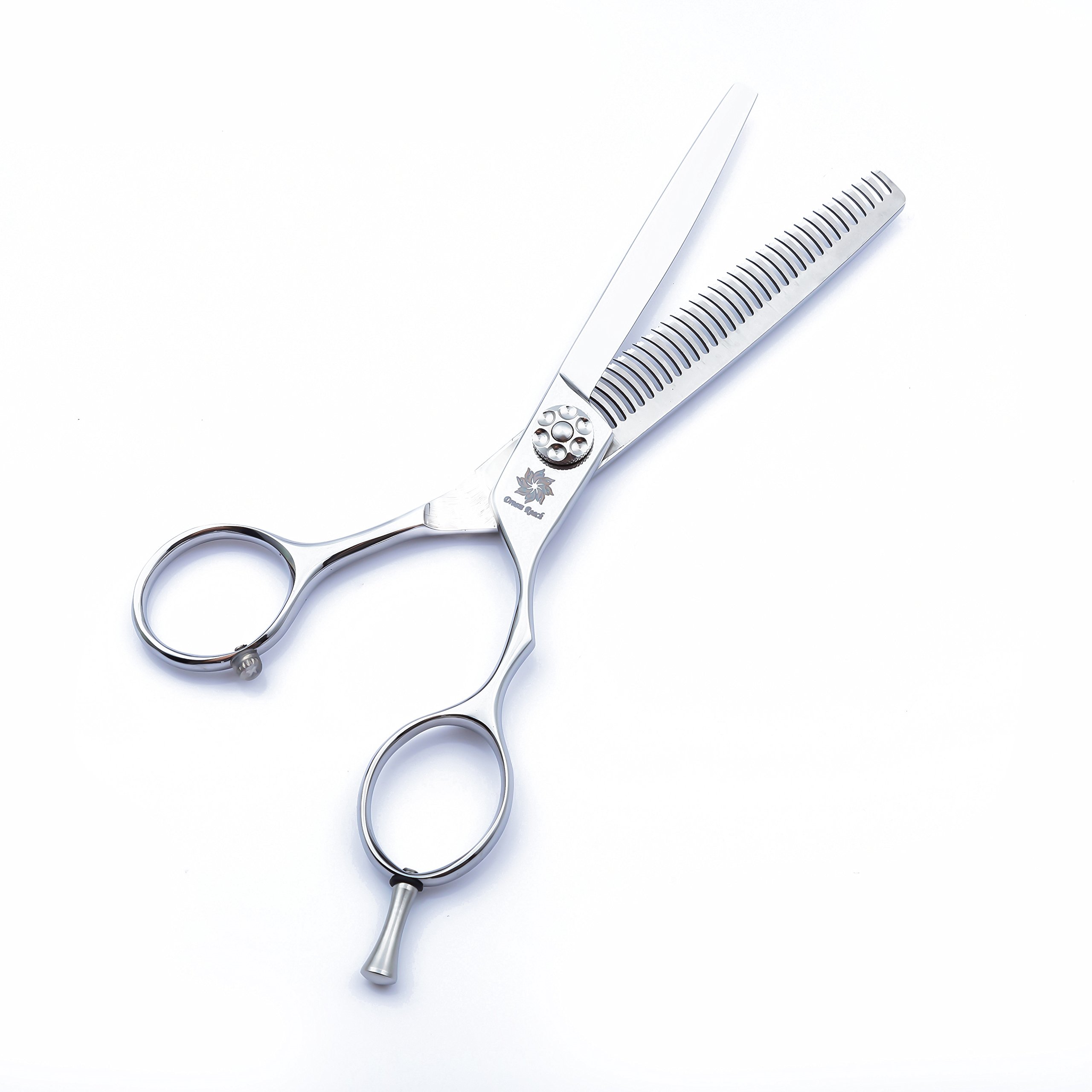 6.0 Inch Professional Hair Thinning Shears - Double Teeth Barber Scissors for Texturizing & Blending - Premium Hairdressing Tools for Stylists & Home Use (European Style) - Perfect for Salon Haircuts, DIY Styling & Hair Thinning Techniques