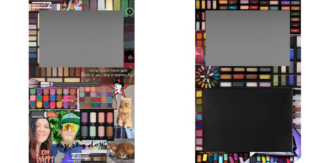 Custom Extra Large Z Palette - Magnetic Makeup Palette for Eyeshadows & Blush - Perfect for Travel & Professional Makeup Artists