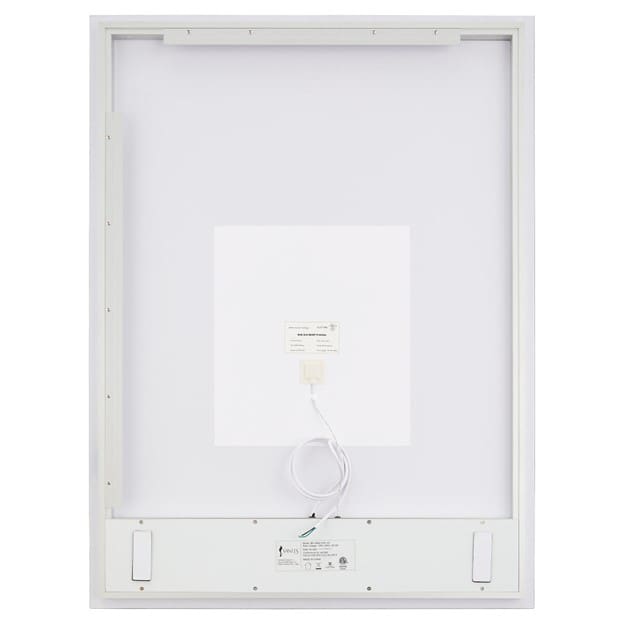 Oxygen Galaxy 3 1103 0 Frameless LED Bathroom Mirror 48x36 Inch with Adjustable Lighting - Perfect for Vanity, Makeup, and Modern Bathroom Decor