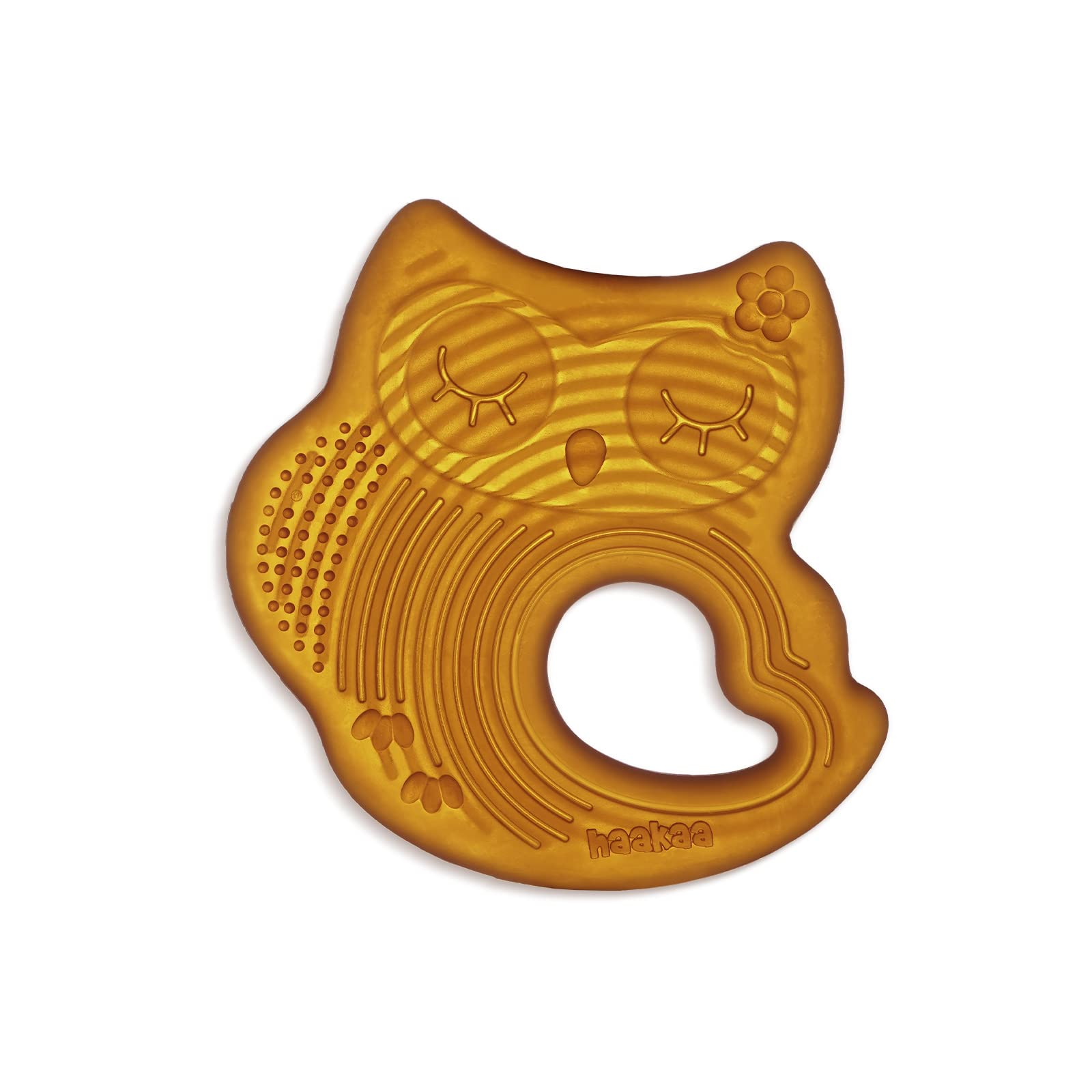 Haakaa Silicone Owl Teether - Soft BPA-Free Chew Toy for Babies 3+ Months, Soothing Teething Relief for Infants & Toddlers - Perfect for Daytime Play & Nighttime Comfort