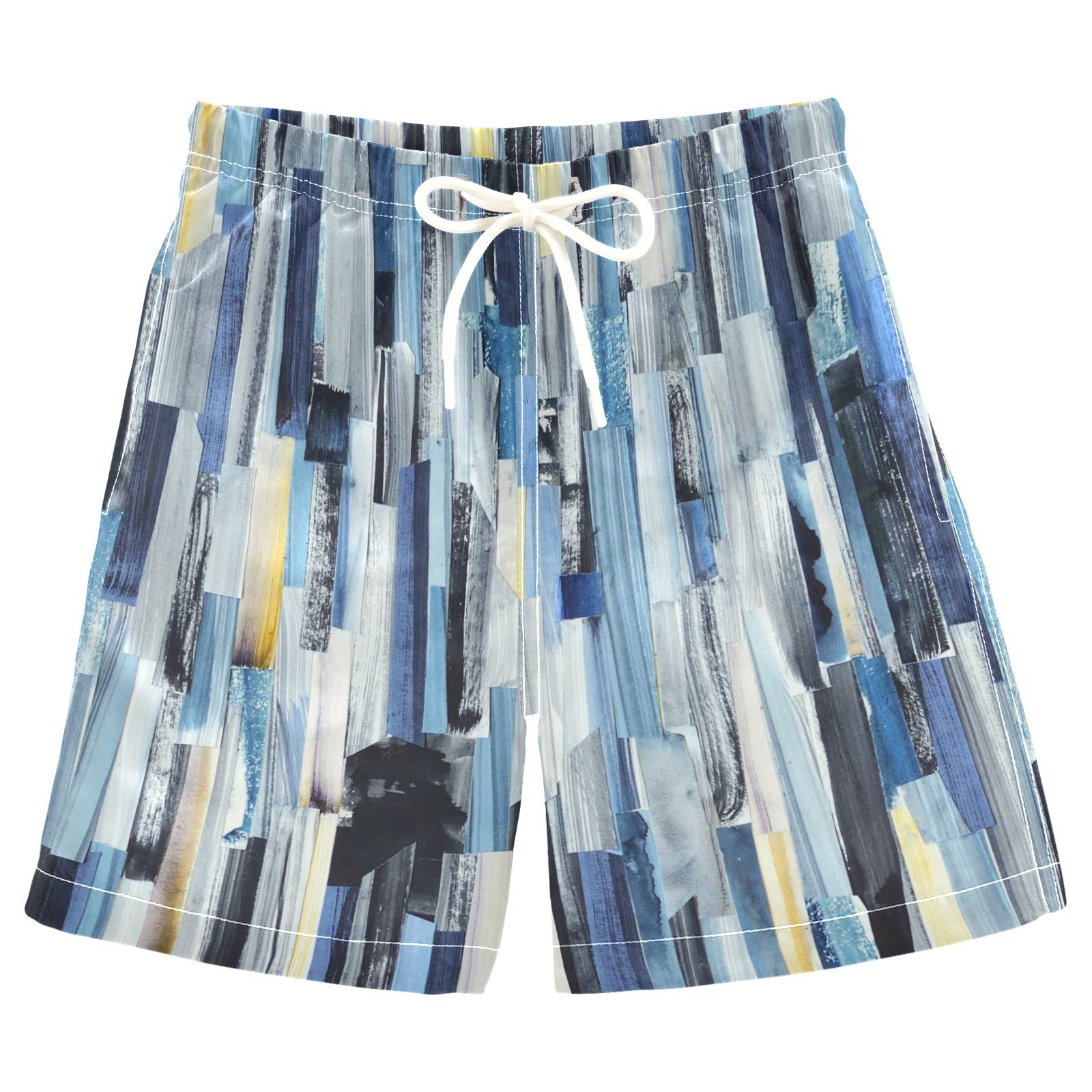 Quick Dry Boys Swim Trunks with Mesh Lining - Comfortable Beach Board Shorts for Kids Ages 2-16 - Perfect for Swimming, Surfing & Summer Outdoor Activities