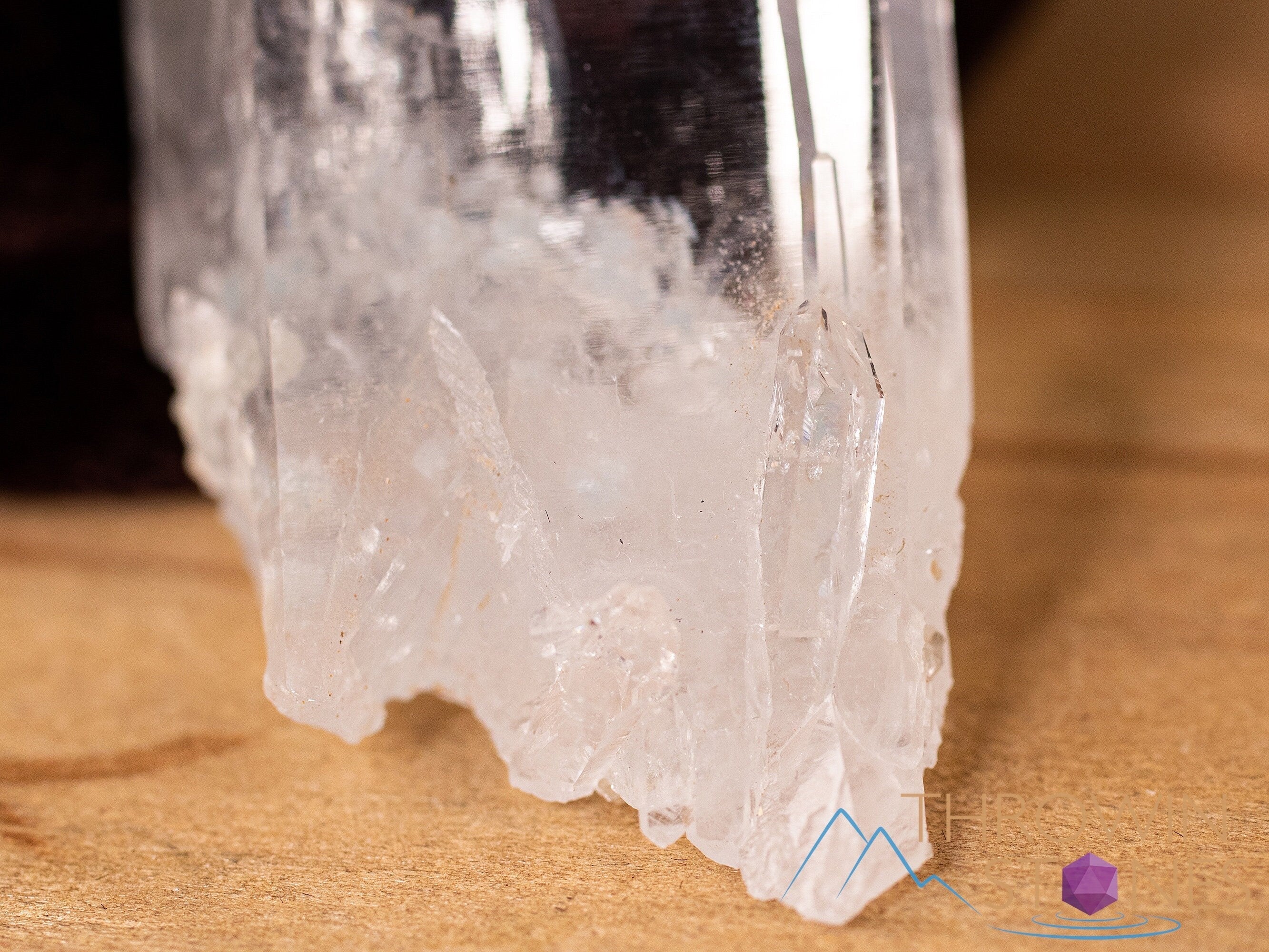 Natural COOKEITE in Clear QUARTZ Raw Crystal - Healing Stone for Home Decor, Housewarming Gift, Meditation & Energy Work (40839)