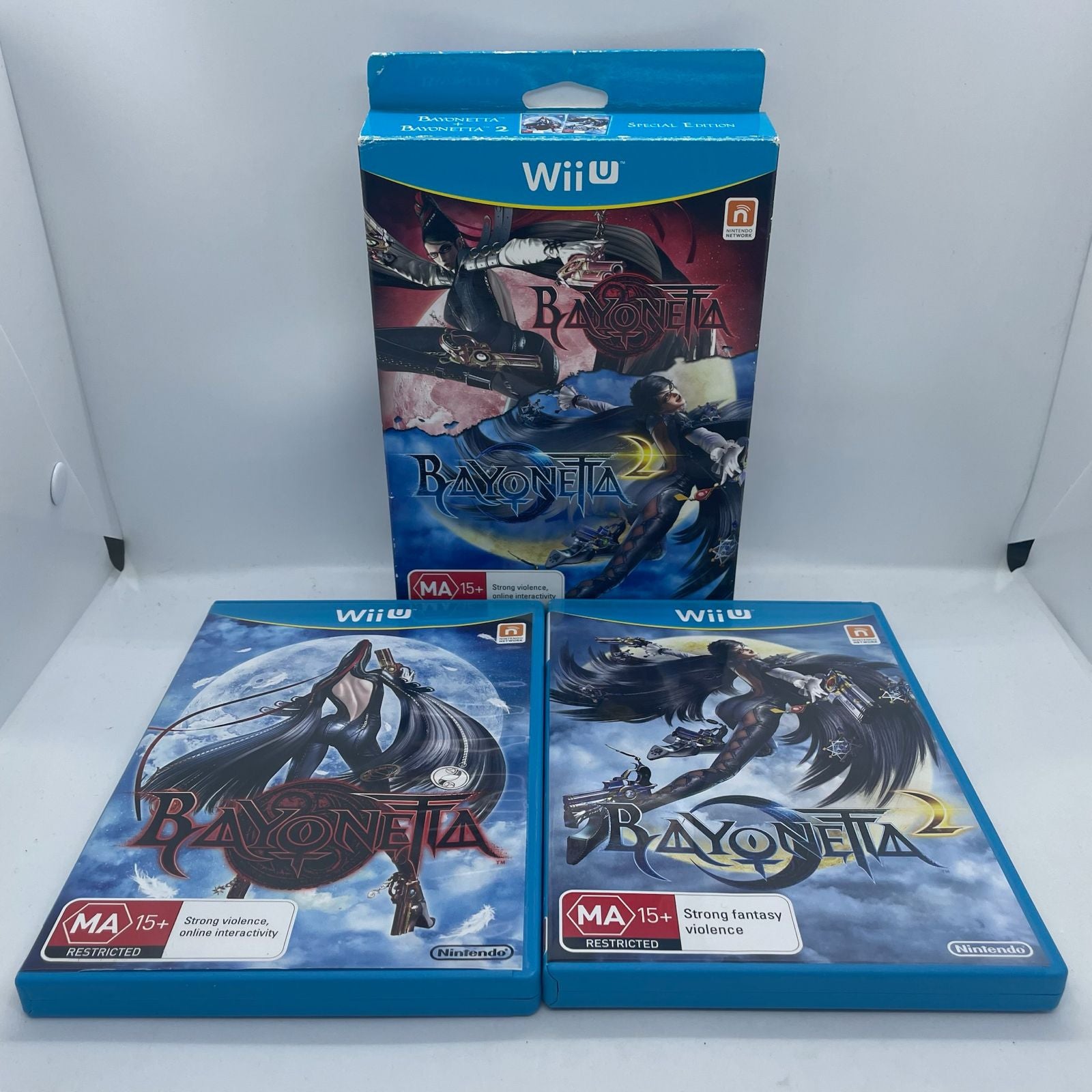 Bayonetta & Bayonetta 2 Bundle - Nintendo Wii U Game (PAL Version) - Action-Adventure Games for Adults & Teens - Perfect for Gaming Nights & Collectors