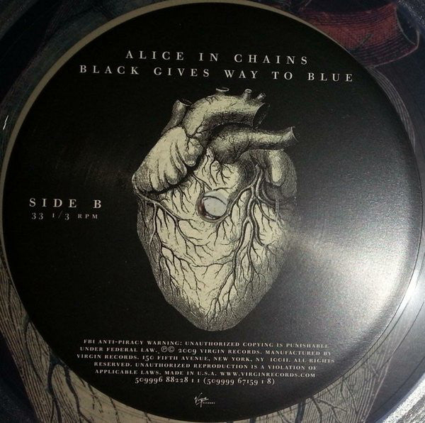 Alice In Chains - Black Gives Way To Blue (2xLP Vinyl Record + CD Album) | Limited Edition Clear Vinyl | Alternative Rock Music | Perfect for Collectors & Music Enthusiasts