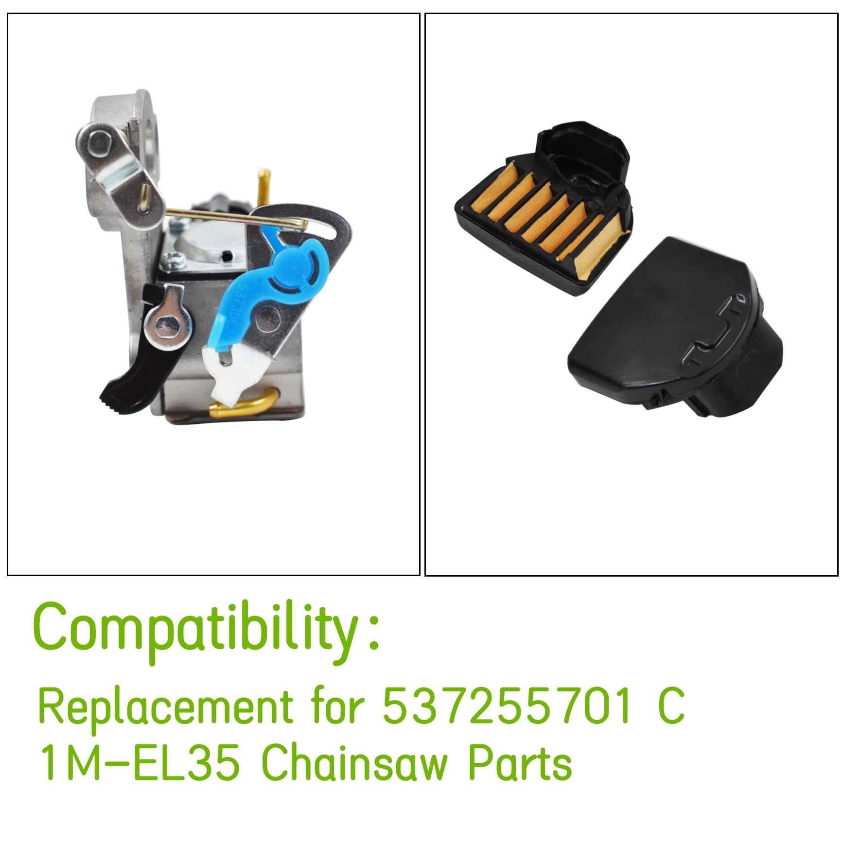 High-Quality Carburetor Kit Replacement for Honda Rancher CS2255, 455, 455E, 460, 461 Chainsaw Parts - Compatible with Various Models - Perfect for Chainsaw Maintenance & Repair