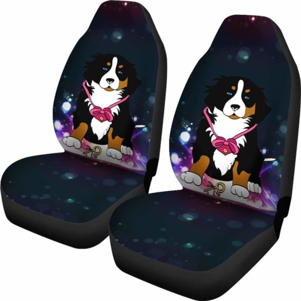 Bernese Mountain Dog Car Seat Covers for Cars, Trucks & SUVs - Heavy Duty Pet Seat Protector - Waterproof & Nonslip Design for Travel, Camping & Outdoor Adventures