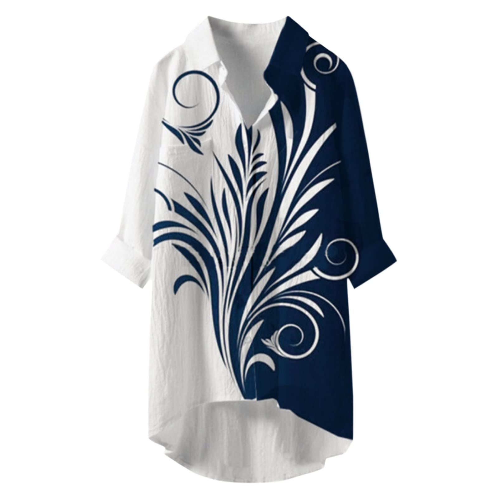 Women's Casual Summer T-Shirt - Lapel Three-Quarter Sleeve Fitted Yellow Top | Perfect for Beach Outings, Weekend Brunch & Summer Vacations