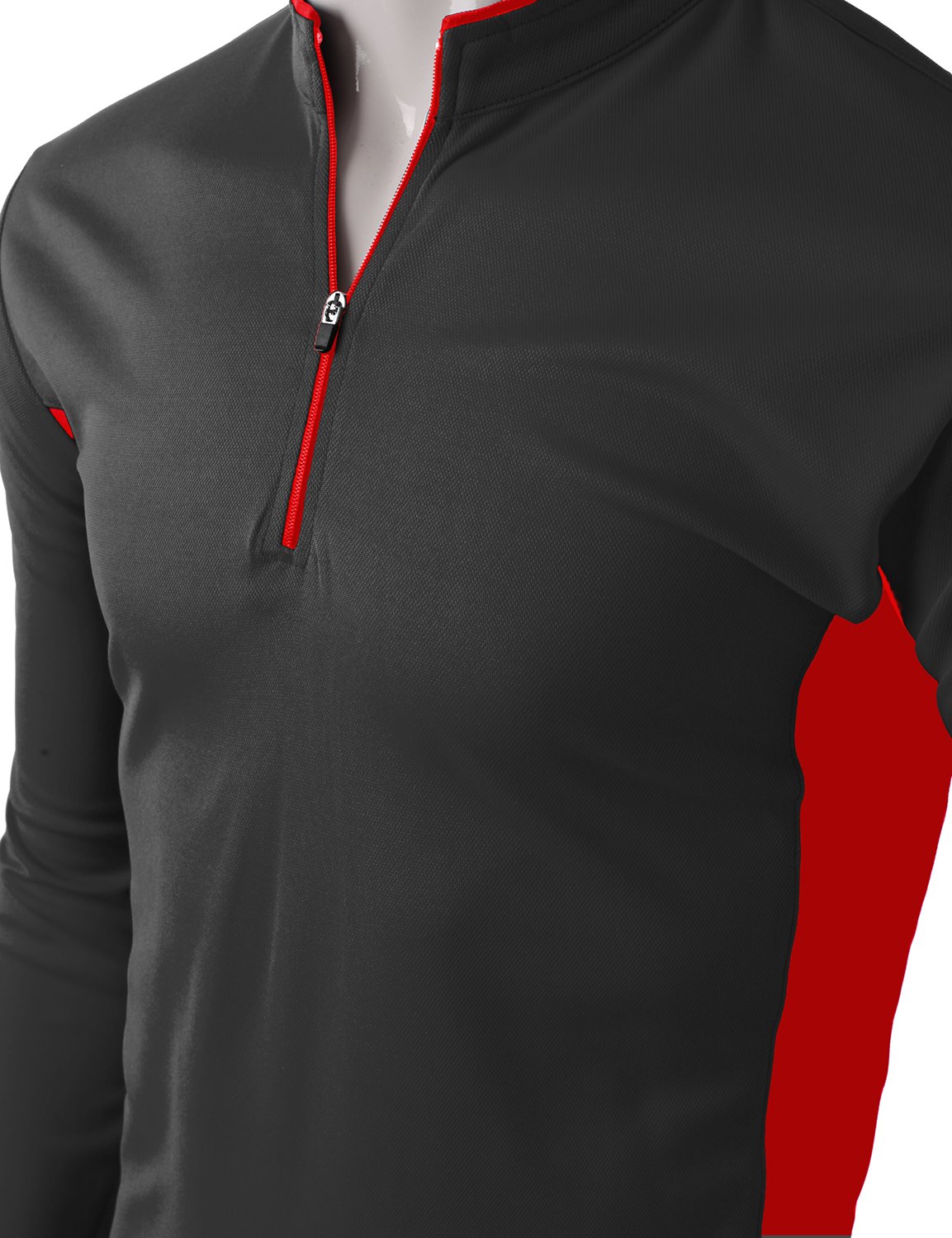 Coolon Men's 2-Tone Long Sleeve T-Shirt - Comfortable Casual Shirt for Everyday Wear, Work & Outdoor Activities