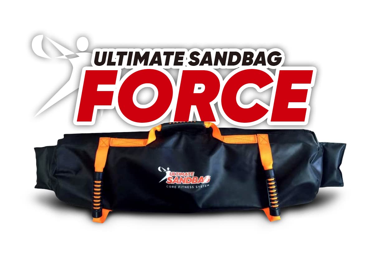 Adjustable Fitness Sandbag with Removable Filler Bags - 20 to 50 lbs Weight Capacity for CrossFit, Home Workouts & Strength Training