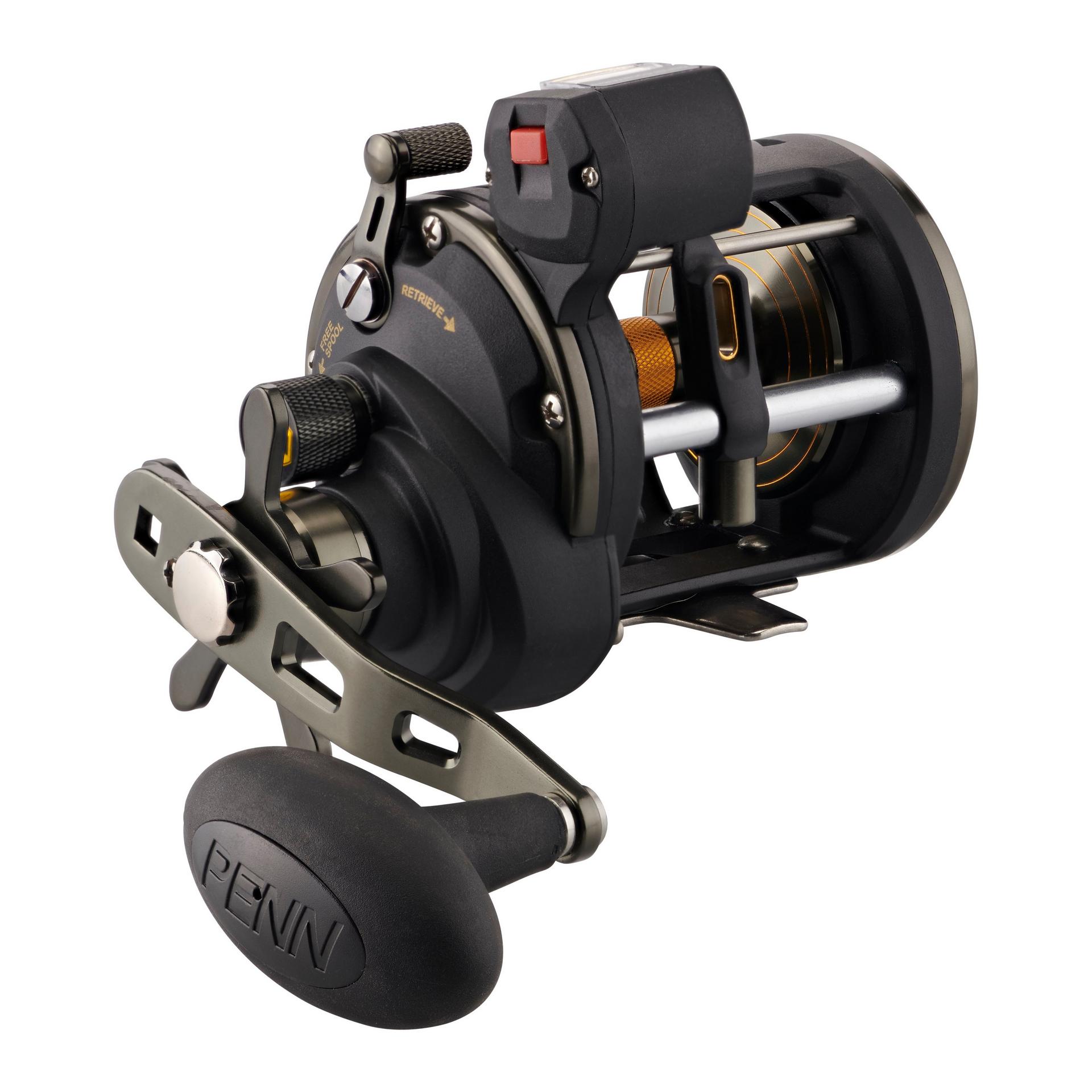 Squall® II Level Wind Conventional Reel - Saltwater & Freshwater Fishing Reel for Casting, Trolling & Bottom Fishing - Perfect for Offshore, Inshore & Pier Angling