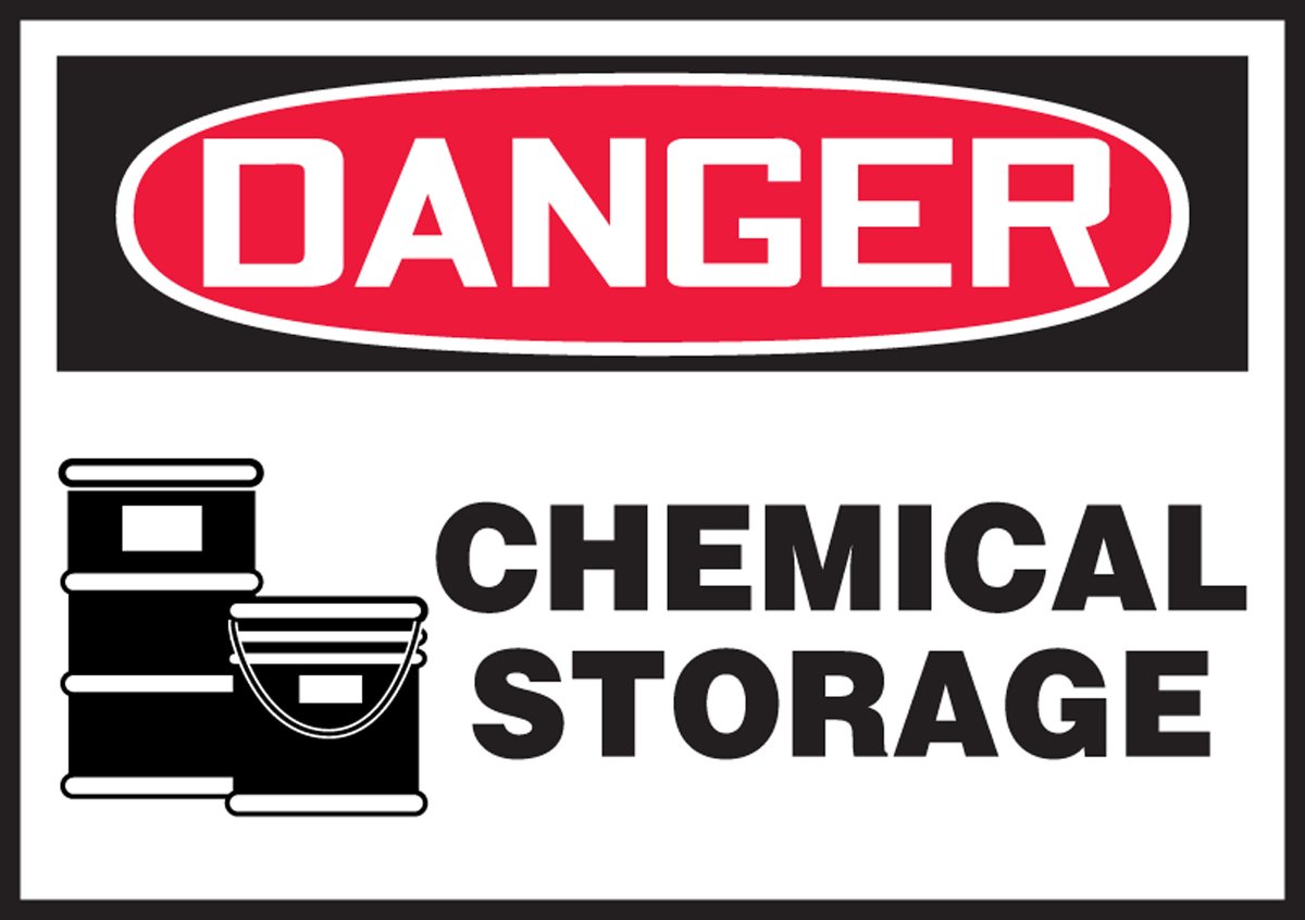 Chemical Storage Containers with Graphic Labels - Durable & Leak-Proof for Home, Lab & Industrial Use