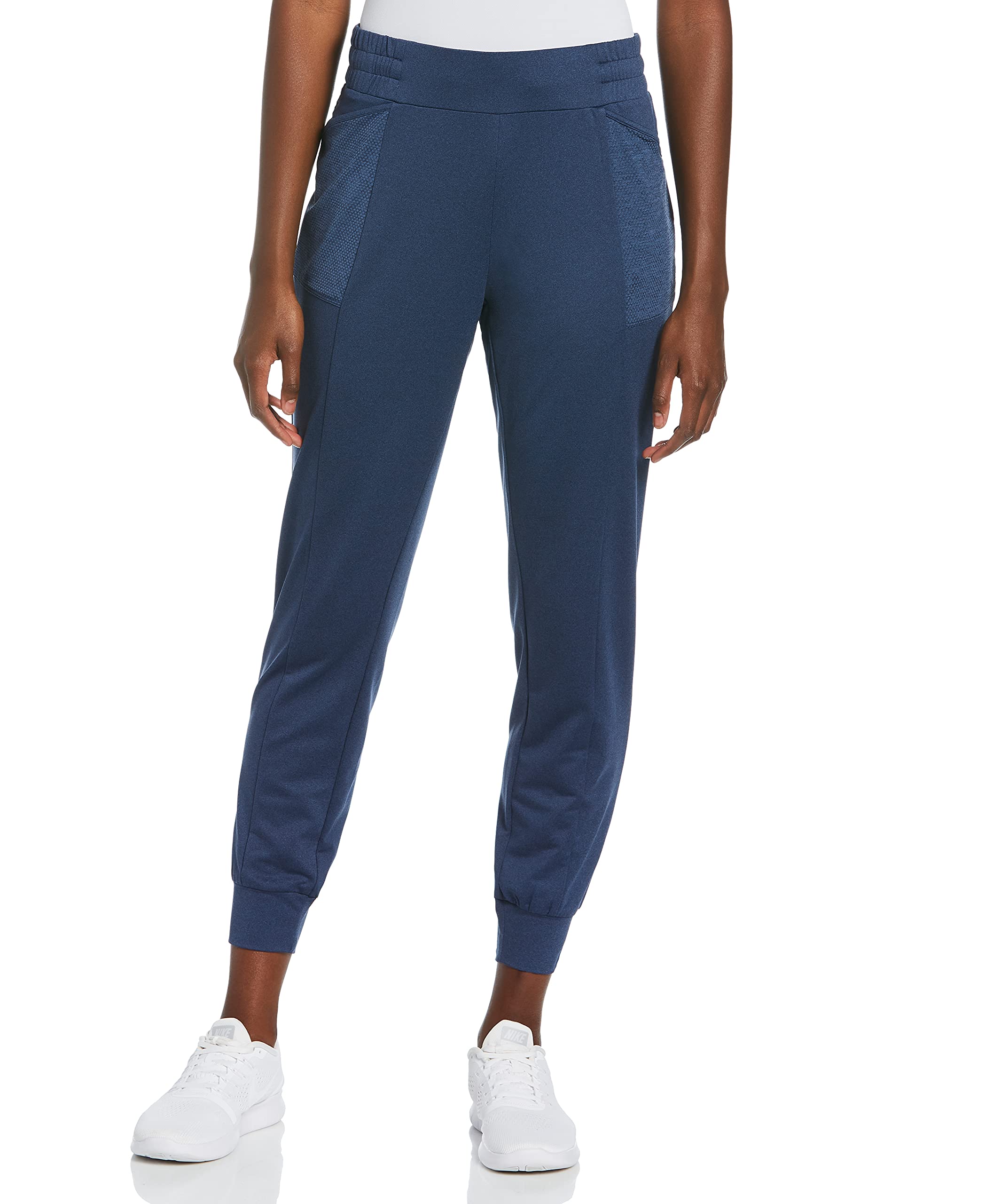 PGA TOUR Women's Drawstring Jogger Golf Pants with UPF Sun Protection - Lightweight Comfort for Golfing, Running & Casual Wear