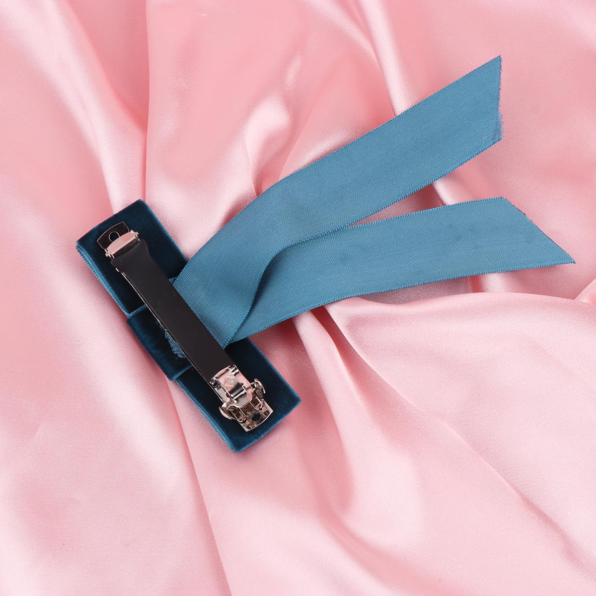 Lurrose Large Hair Bow Clips - Elegant French Barrettes & Hairpins for Women & Girls | Spring Hair Accessories | Perfect for Weddings, Parties & Business Occasions (Business Blue)