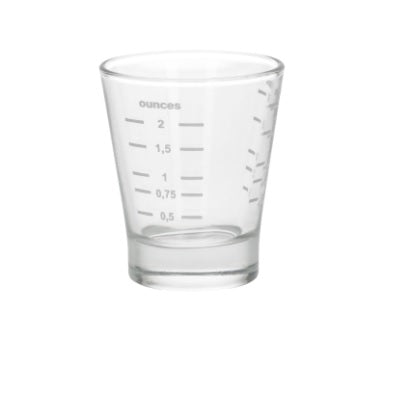 2oz Lined Measuring Shot Glass - Professional Bar Tool for Cocktails, Baking & Mixing Drinks - Perfect for Bartenders, Home Bars & Kitchen Use