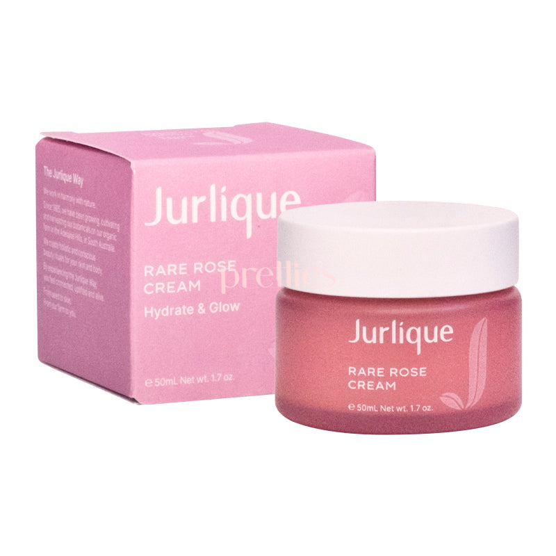 Jurlique Rare Rose Cream 50ml - Luxurious Hydrating Face Moisturizer with Rose Extracts for Dry & Sensitive Skin | Perfect for Night Routine & Anti-Aging Skincare