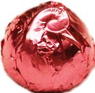 Scott's Cakes White Chocolate Chocolate Chip Marzipan Candies with Pink Foils - 1 Pound Fall Leaf Gift Box | Gourmet Holiday Treats for Christmas, Thanksgiving & Birthday Gifting