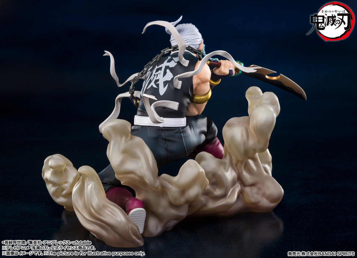 Bandai Demon Slayer Kimetsu no Yaiba Figuarts ZERO Tengen Uzui Action Figure - Anime Collectible for Fans, Home Display & Gift for Otaku Enthusiasts