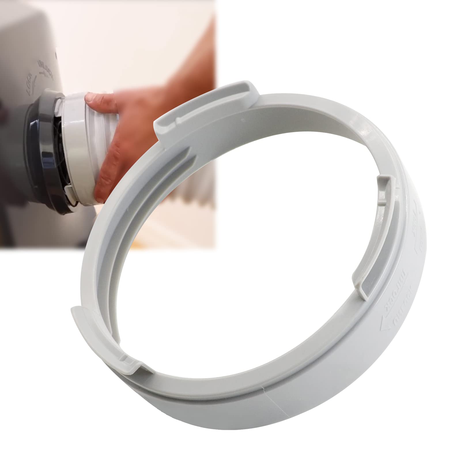 5.9 Inch Portable Air Conditioner Exhaust Hose Coupler Window Adapter - Universal A/C Connector for Round Air Conditioning Exhaust Ports | Perfect for Home, Office & RV Cooling