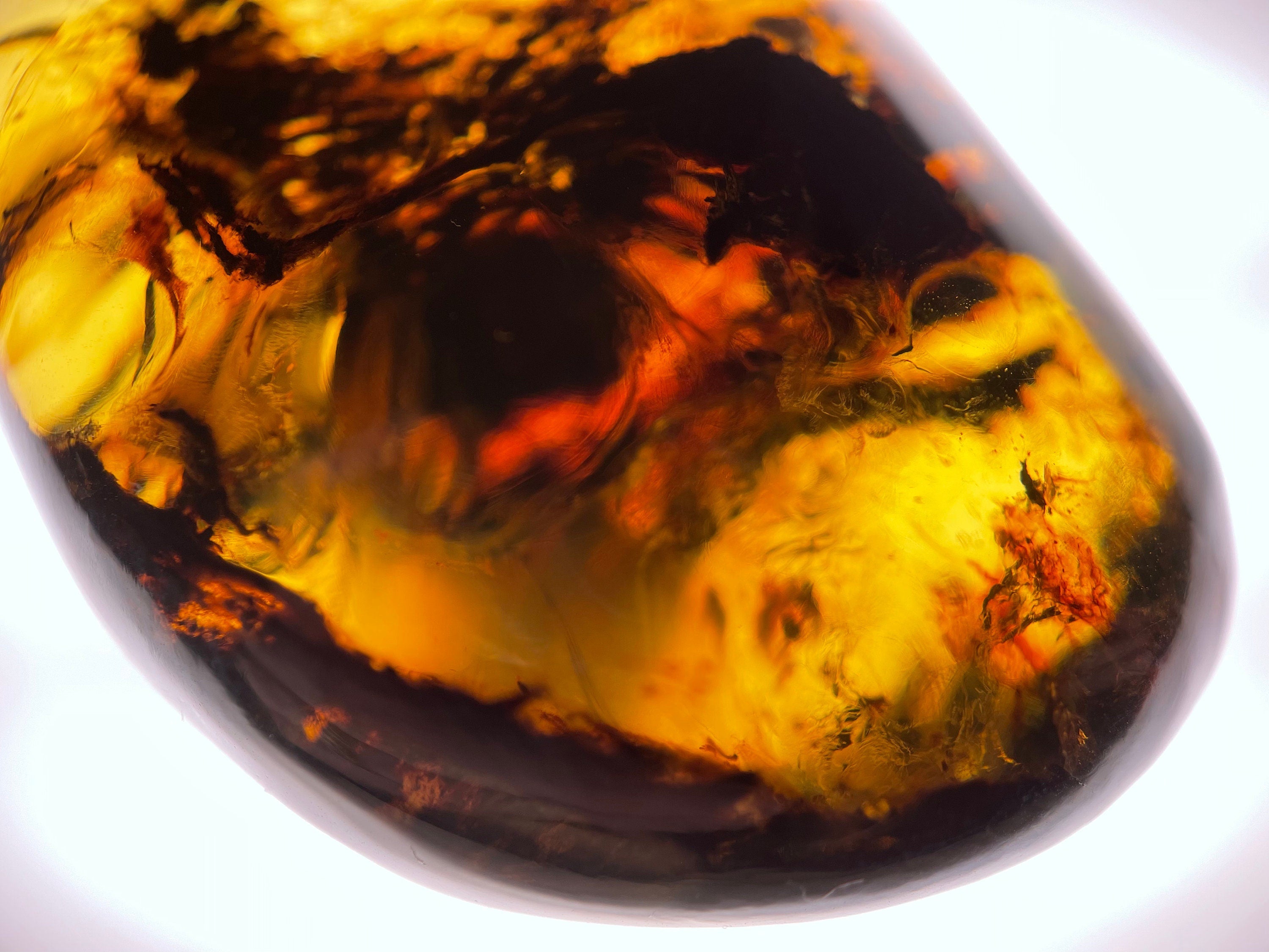 Authentic Mexican Amber Crystal Pendant Necklace - Handmade Healing Jewelry with Natural Stones for Energy & Chakra Balancing | Perfect for Meditation, Spiritual Gifts & Boho Fashion