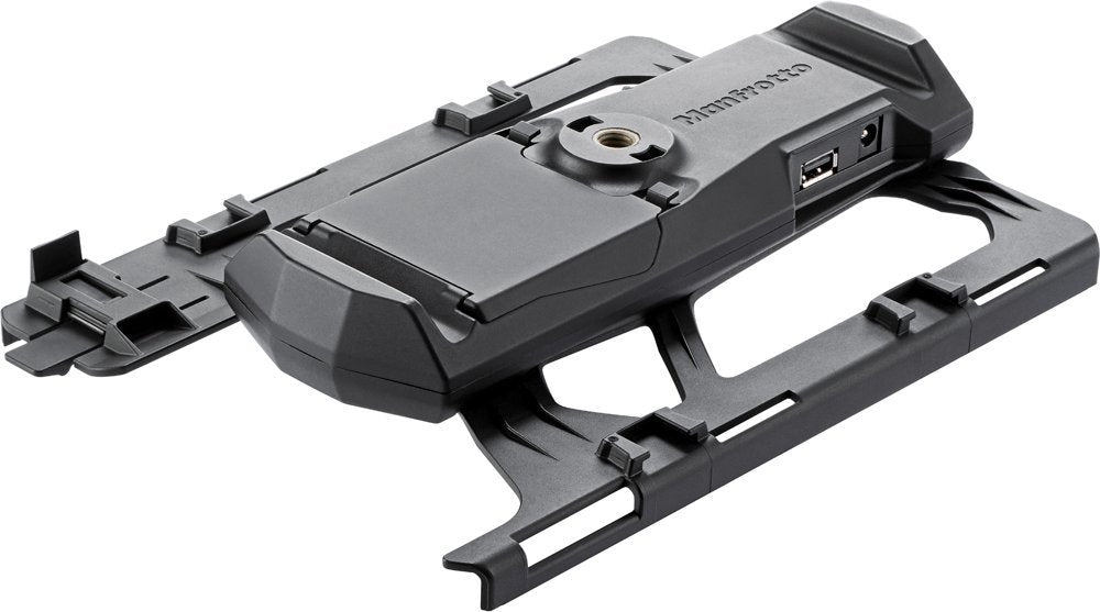Manfrotto MVDDA13 iPad Air Mount Stand - Black | Adjustable Tablet Holder for Video Recording, Live Streaming & Photography | Perfect for Content Creators, Vloggers & Filmmakers
