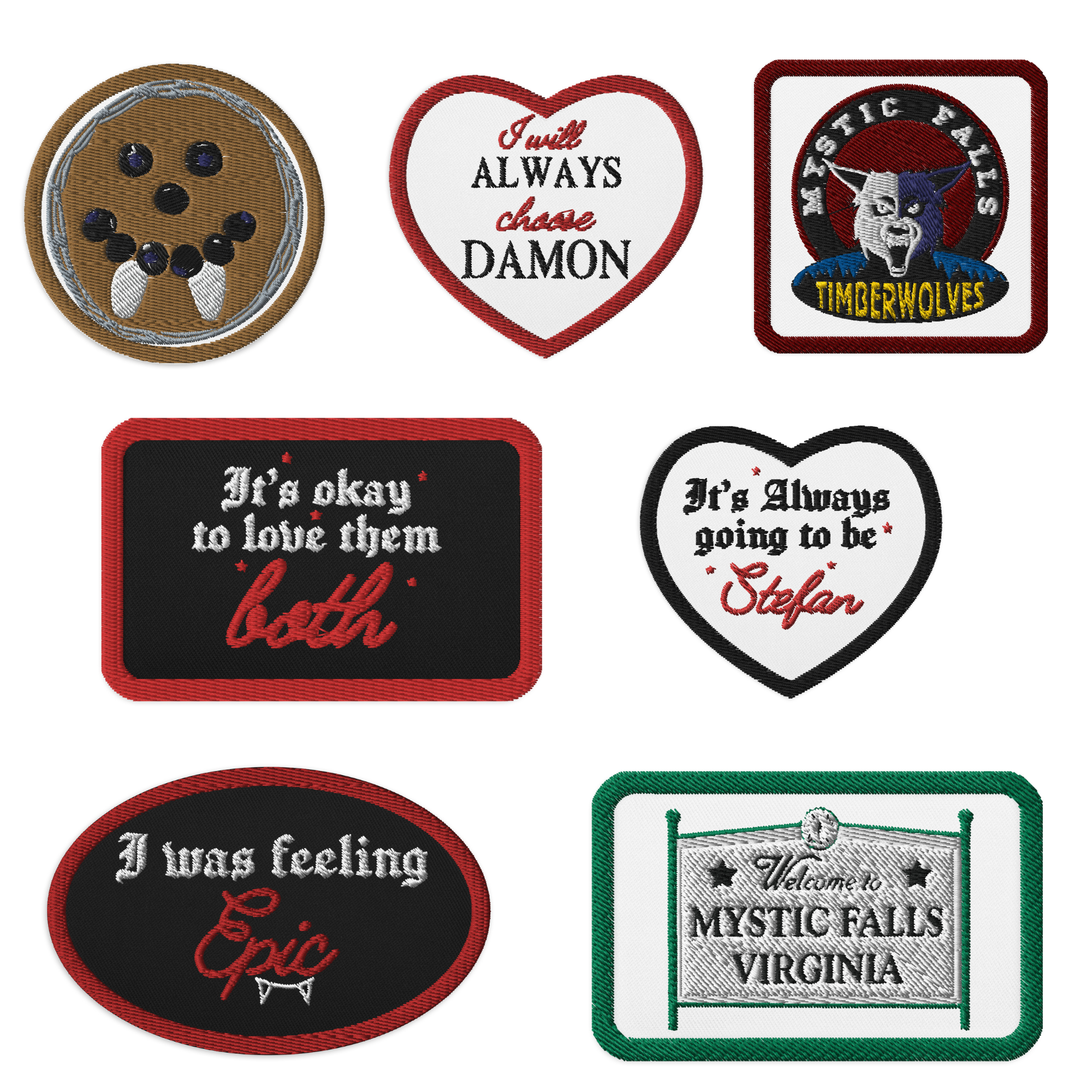 Customizable Mystic Falls Denim Jacket for Women & Men - DIY Distressed Denim Jacket with Patches - Perfect for Casual Wear, Street Style & Music Festivals