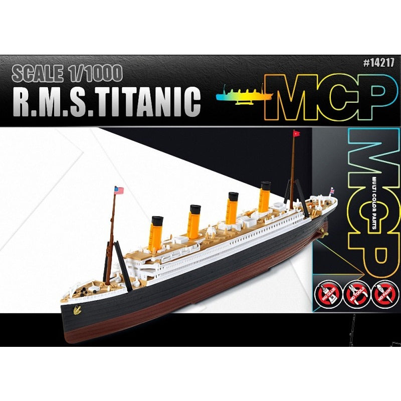 1/1000 RMS Titanic MCP Model Kit by Academy 14217 - Detailed Ship Building Set for Collectors & History Enthusiasts - Perfect for Display, Gifts & Educational Projects