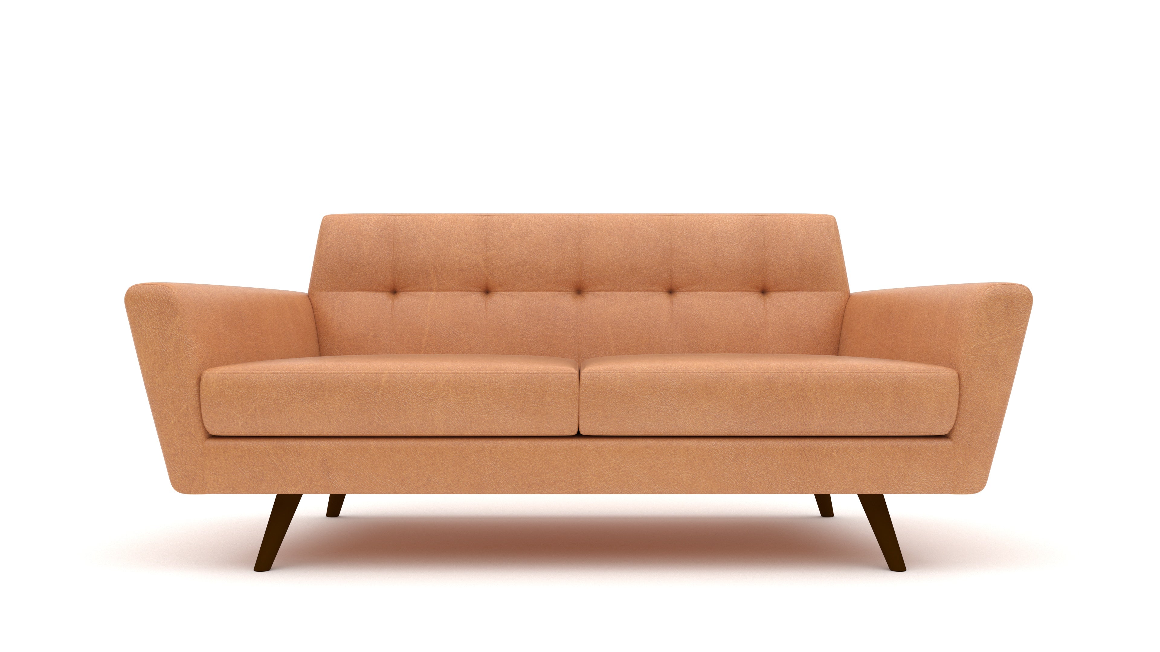 Lamar 69 Genuine Leather Loveseat Sofa - Modern Two-Seater Couch for Living Room, Lounge & Office - Comfortable & Stylish Home Furniture
