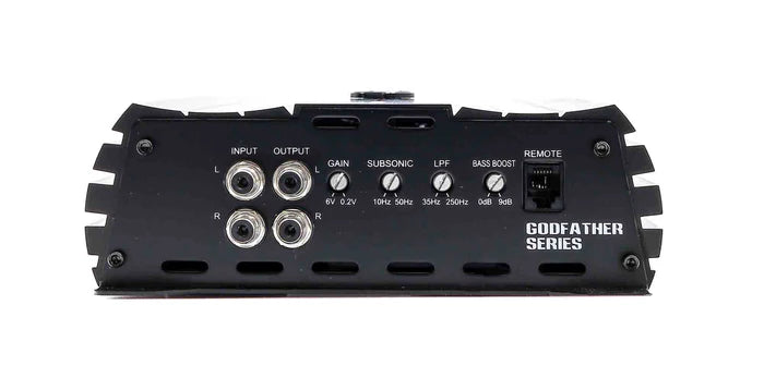 American Bass Godfather 3500.1D Mono Car Amplifier - High Power 3500W RMS for Deep Bass & Clear Sound | Perfect for Car Audio Systems, Subwoofers & Truck Stereo Upgrades