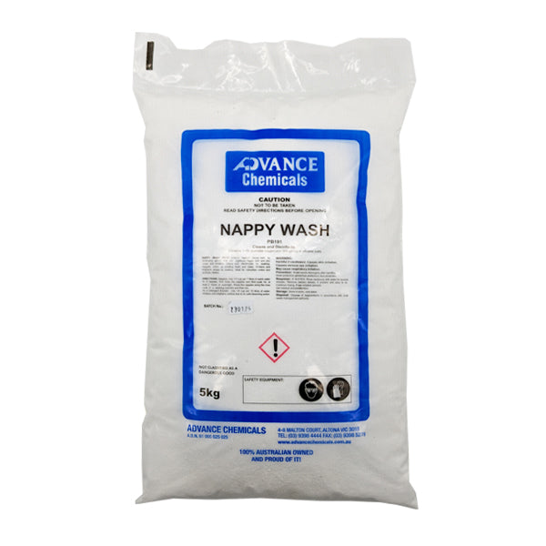 Advanced Chemicals Nappy Wash 5Kg - Powerful Soaking Formula for Baby Cloth Diaper Cleaning | Perfect for Eco-Friendly Laundry & Newborn Care