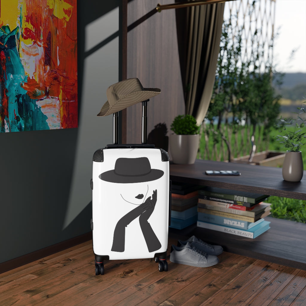 Stylish Women's Carry-On Cabin Suitcase - Lightweight Travel Luggage for Business Trips & Weekend Getaways