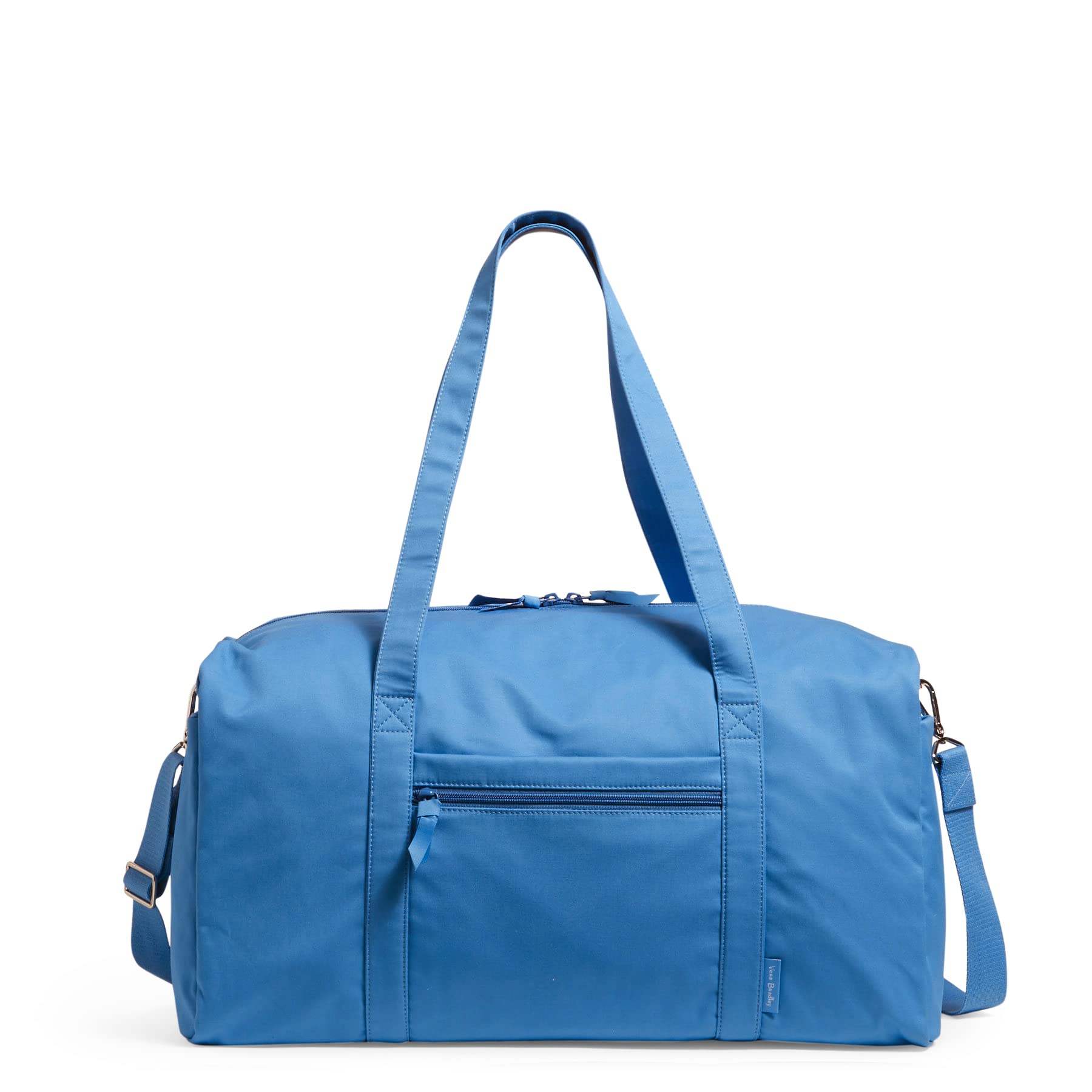 Vera Bradley Women's Cotton Large Travel Duffle Bag - Lightweight Carry-On Luggage for Weekend Trips, Gym & Beach - Spacious Tote with Pockets for Organization